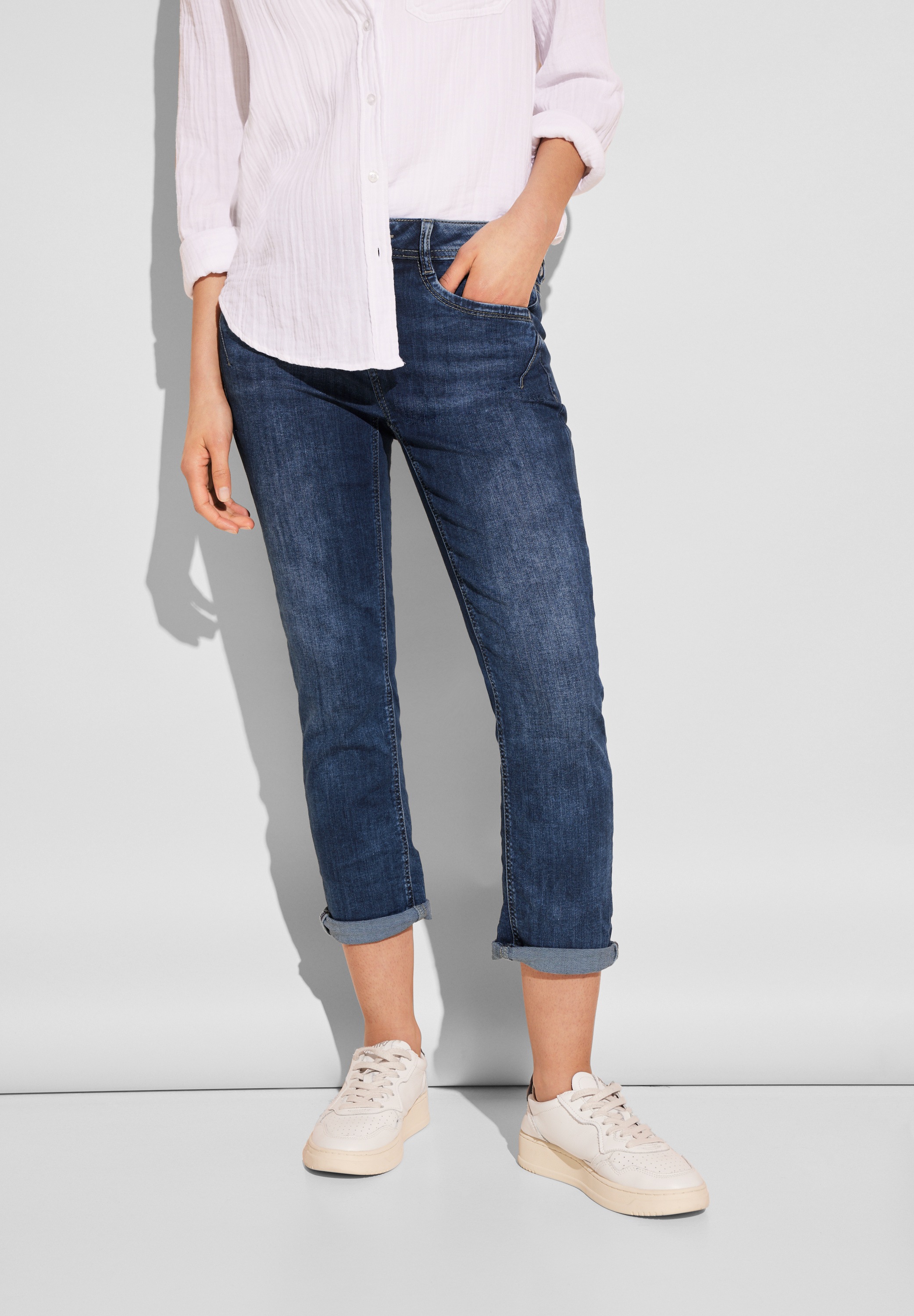 STREET ONE Skinny-fit-Jeans, Middle Waist