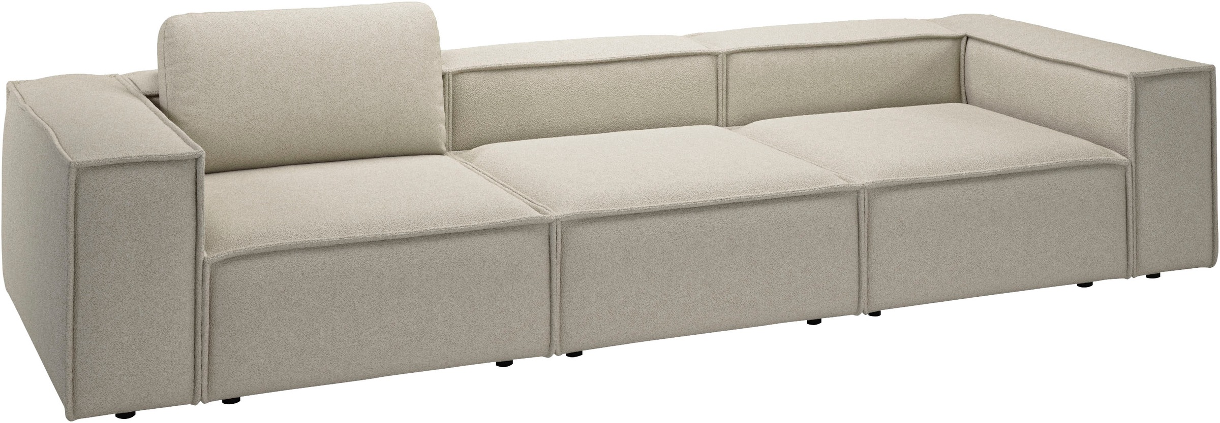 Places of Style 3,5-Sitzer »Watertown, modernes Big-Sofa XXL, 336 cm Breite, auch in Feincord«, Riesiges Designersofa mit viel Platz & weichen Bezügen in Trendfarben