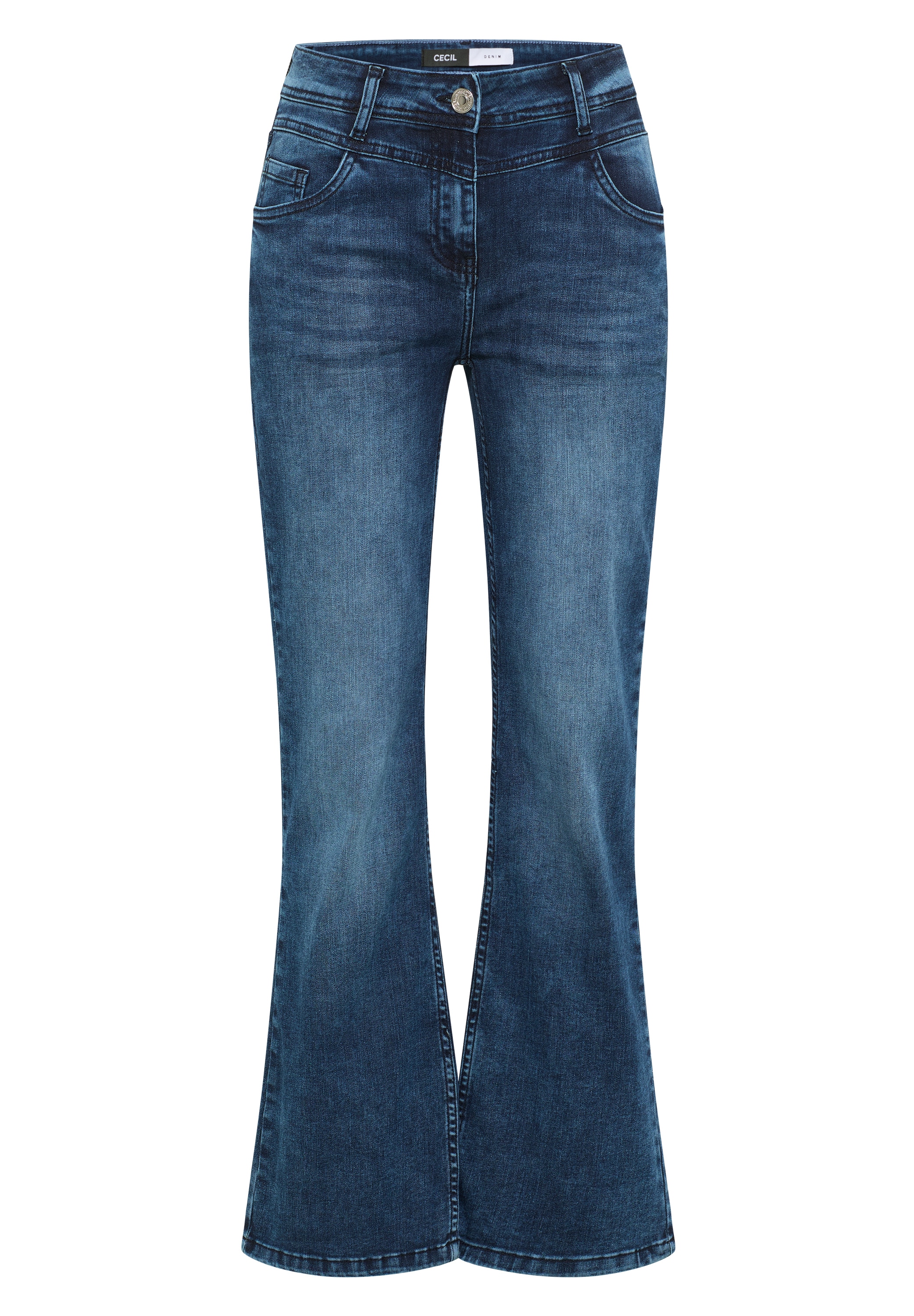 Cecil Bootcut-Jeans High Waist