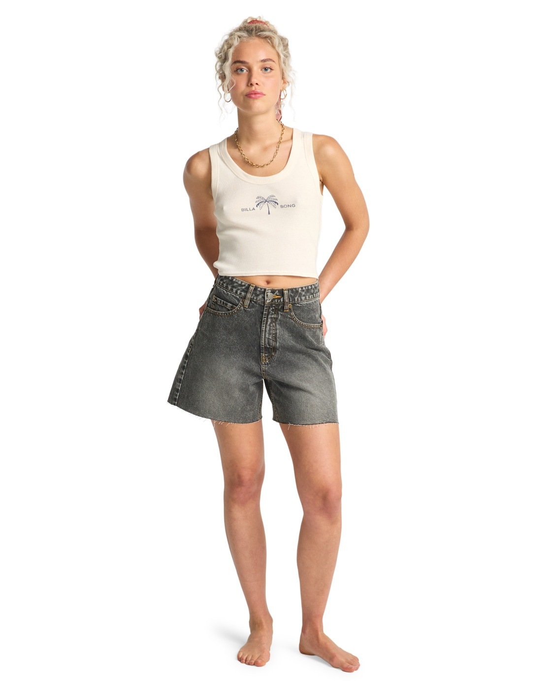 Tanktop BILLABONG "Grab Some Shade", Damen, Gr. XL, weiß, Obermaterial: 100% Walkfrottier;, Tops Tanktop 2