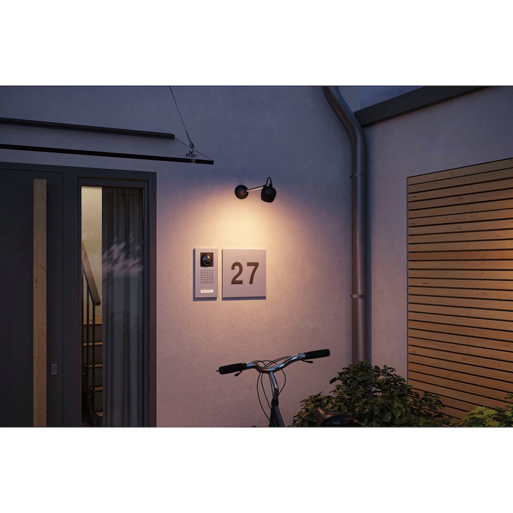 Paulmann LED Gartenleuchte »Outdoor 230V Wall Kikolo RGBW ZigBee«, 1 flammig-flammig