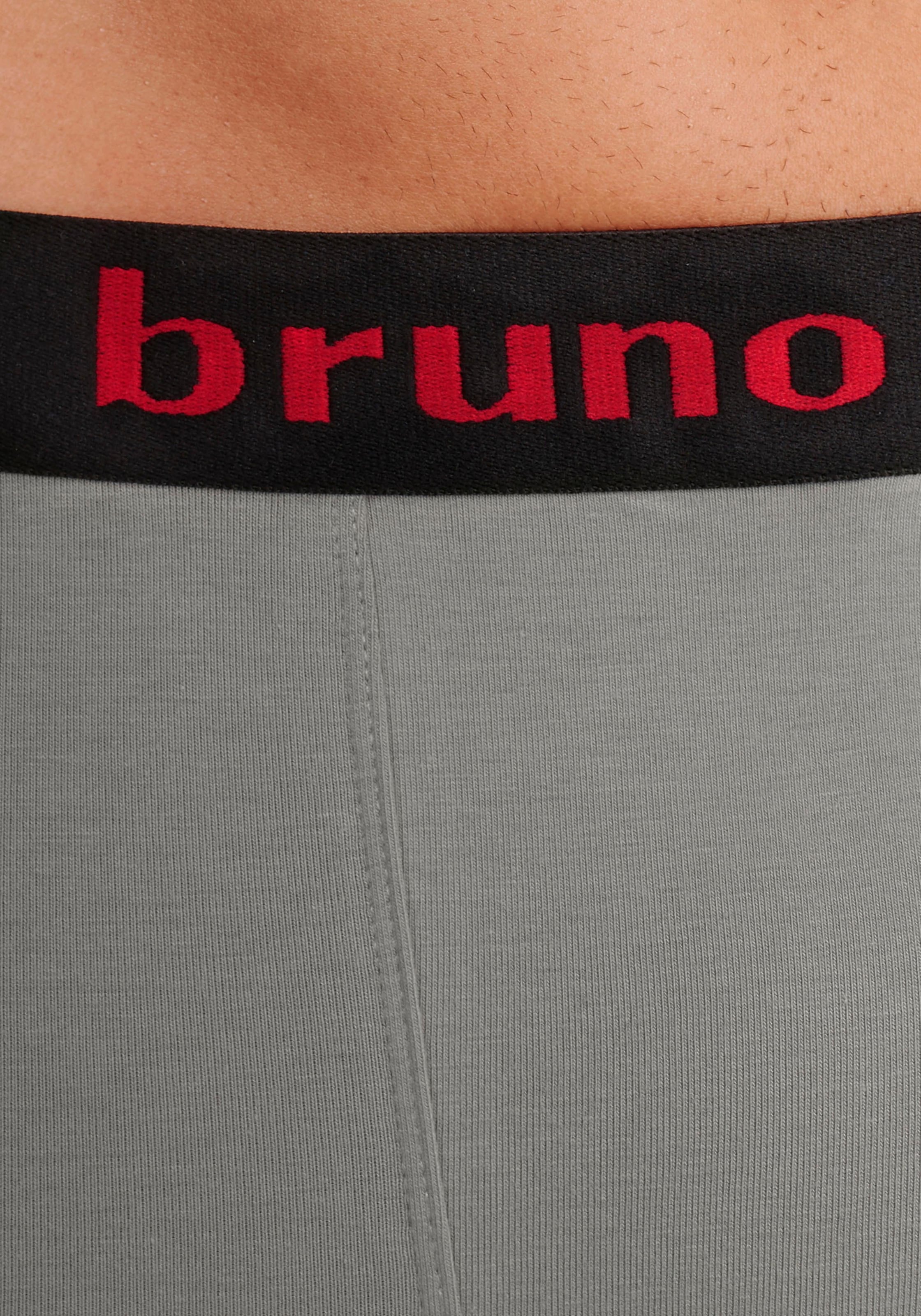 Bruno Banani Boxer »Boxershorts für Herren«, (Packung, 4 St.), mit farbigen Marken-Schriftzug am Bündchen