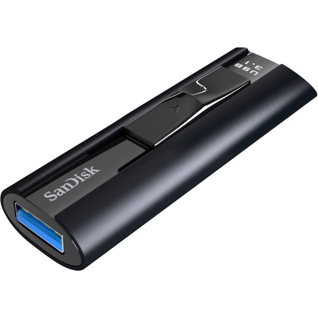 Sandisk USB-Stick »Cruzer Extreme Pro 128GB, USB 3.1, 420MB/s«, (USB 3.1 Lesegeschwindigkeit 420 MB/s)