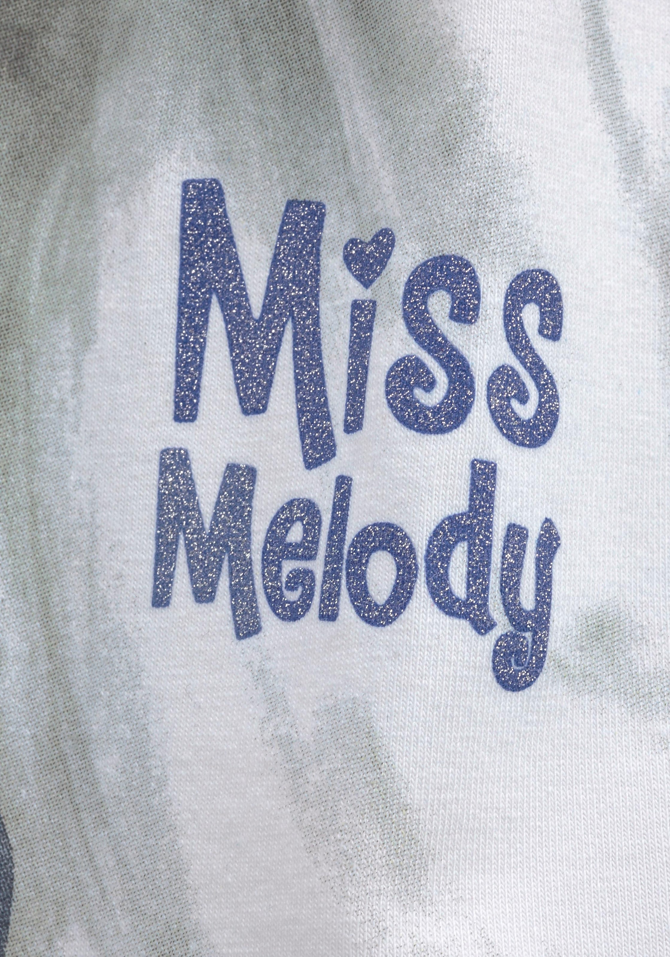 Miss Melody Jerseykleid, toller Frontdruck mit Glitzereffekt