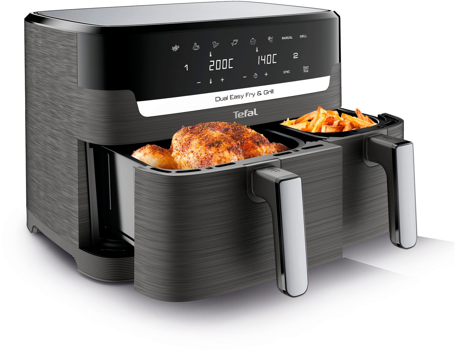 Tefal Dual Easy Fry & Grill 8.3 L Ey905b - Image 6