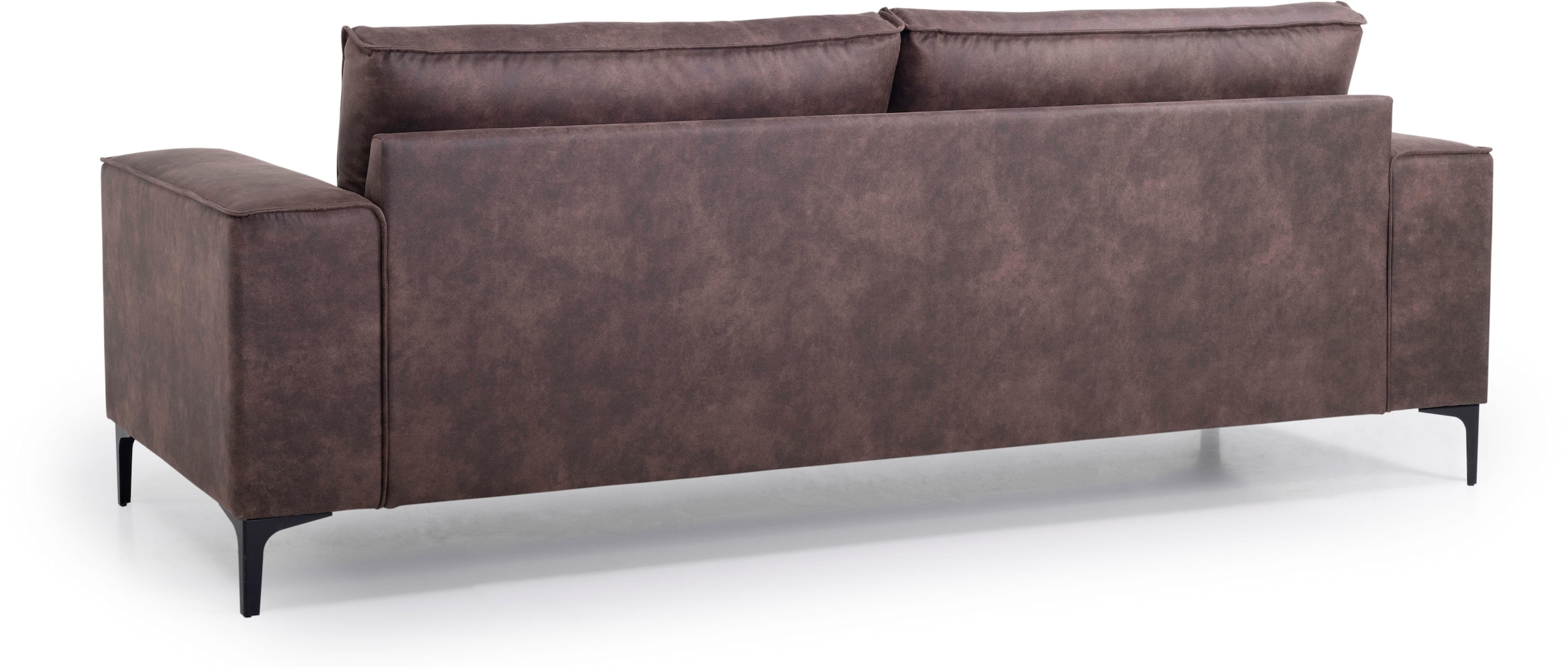 Places of Style 3-Sitzer »Oland«, 224 cm, Wellenunterfederung, Skandi-Design, Metallfüße