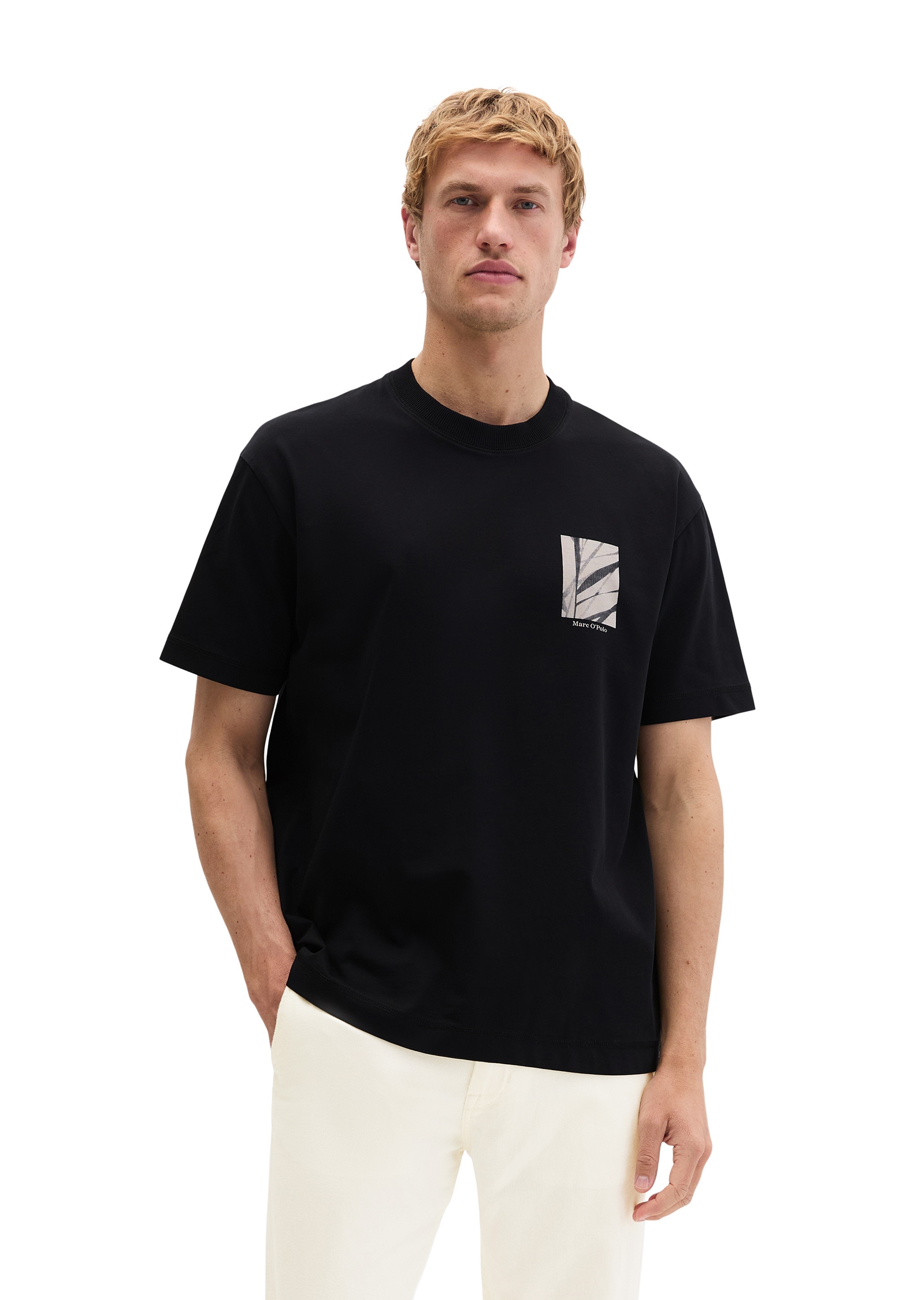 Marc OPolo T-Shirt "mit saisonalem Rückenprint"