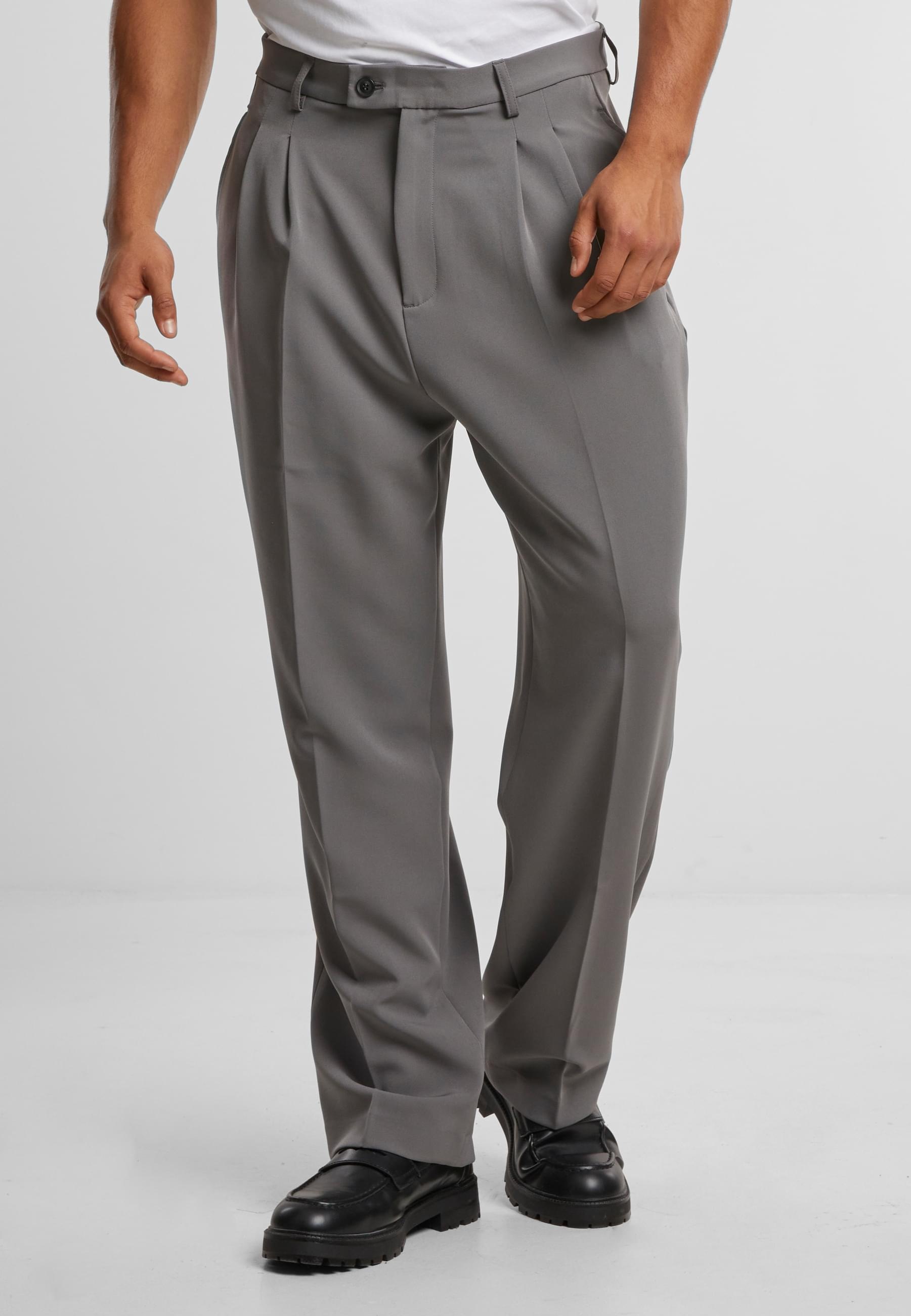 URBAN CLASSICS Stoffhose »Urban Classics Double Pleated Dressed Pants«, (1 tlg.)