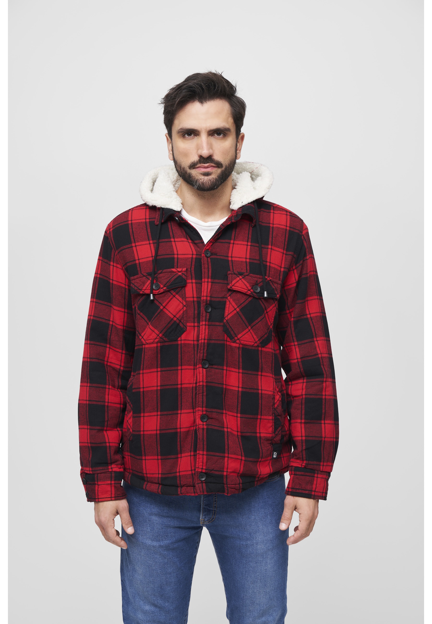 Brandit Anorak »Brandit Herren Lumberjacket Hooded« 1 Stk. tlg. mit Kapuze