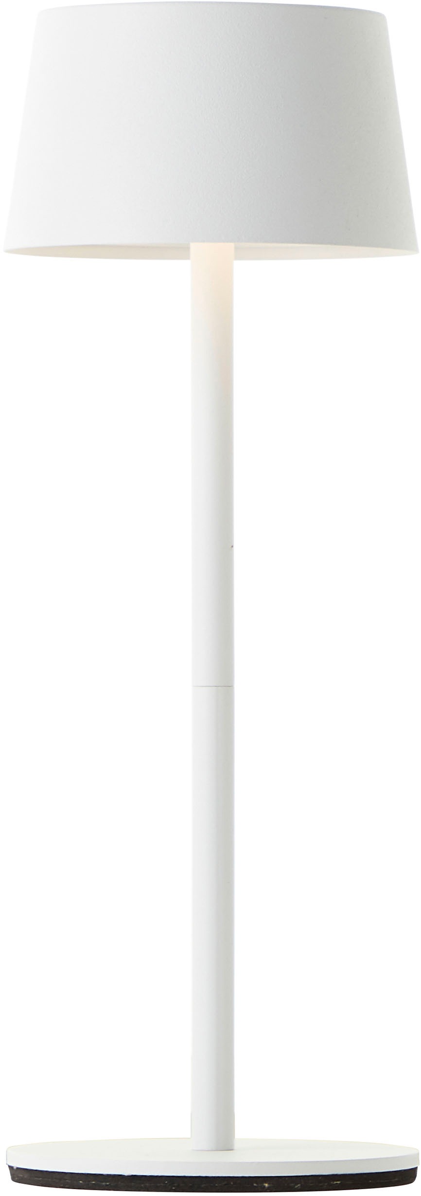 Brilliant LED Außen-Tischleuchte »Jona« LED-Modul 1 Stk. Warmweiß Kabellos, USB, H 25 cm, 170 lm, höhenverstellbar, 3000 K