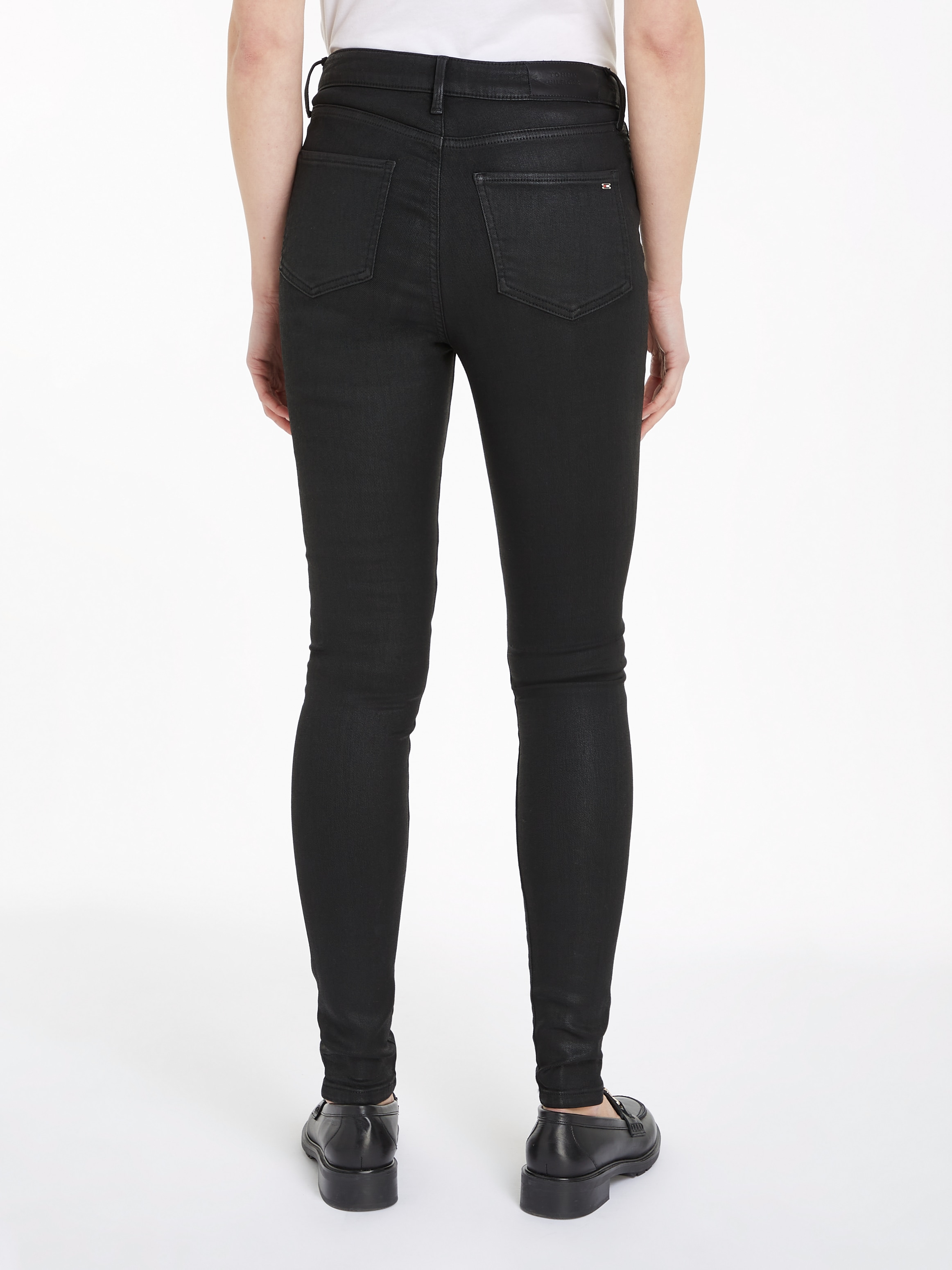 Tommy Hilfiger Skinny-fit-Jeans »HARLEM U SKINNY HW CAL«, mit Tommy Hilfiger Logo-Badge