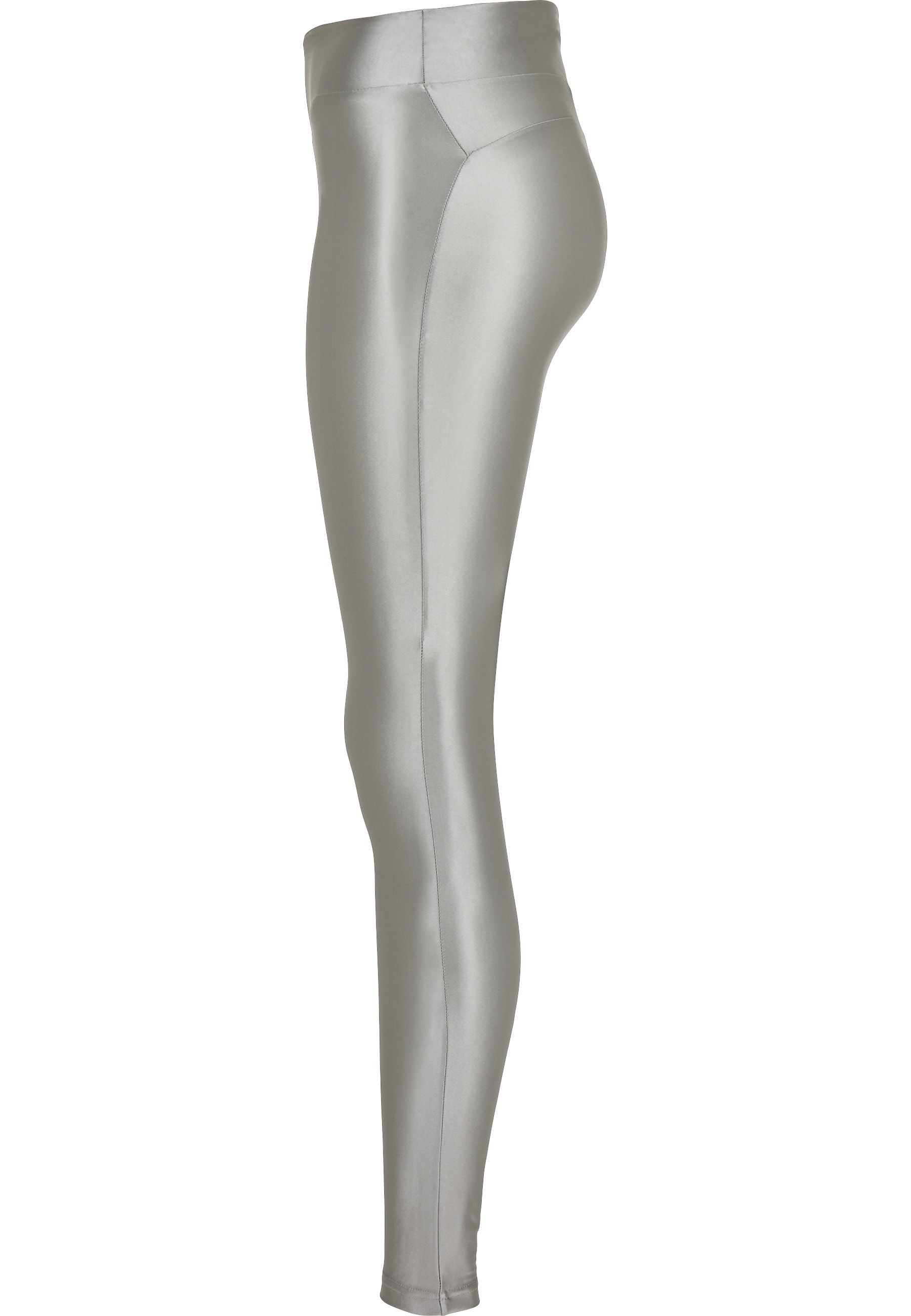 URBAN CLASSICS Leggings »Urban Classics Damen Ladies Highwaist Shiny Metallic Leggings«