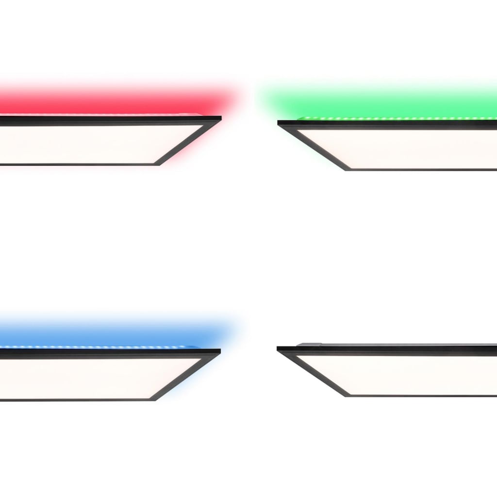 Brilliant Leuchten LED Panel »Allie«, LED-Modul, 1 St., Deckenaufbau-Paneel mit RGB-Hintergrundbeleuchtung