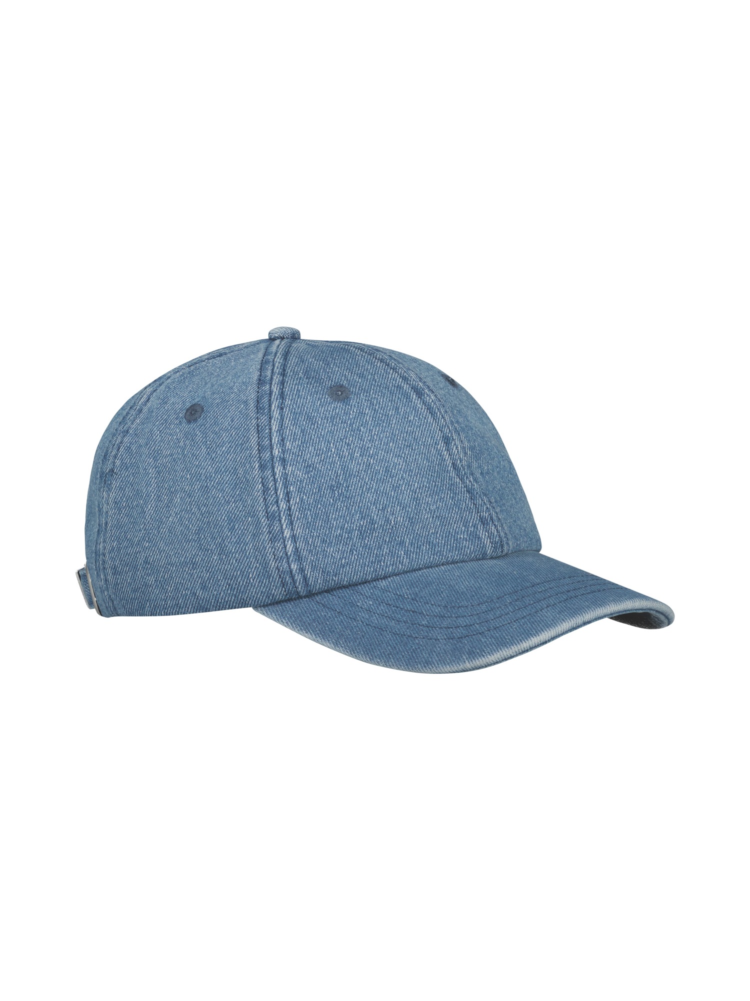 Baseball Cap LERROS "Denim-Basecap mit LERROS-Stitching", Herren, Gr. Normalgrößen, strong blau, 100% Baumwolle, Caps 8