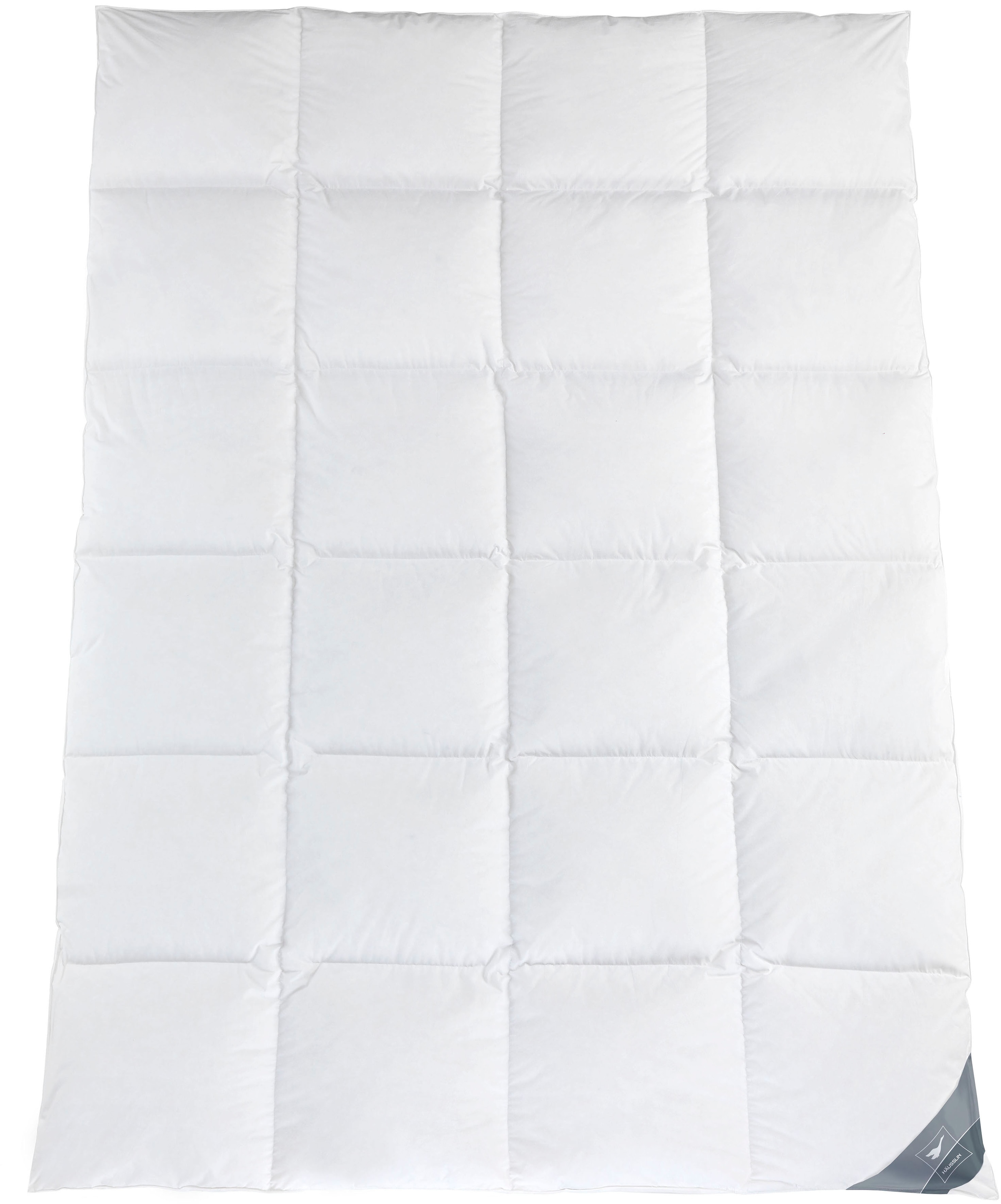 Haeussling Daunenbettdecke »GRÖNLAND Made in Green«, extrawarm, Füllung neue, weiße 90% Daunen/10% Federn, Kl. 1, Bezug 100% Baumwolle, (1 St.), hochwertiges Daunenprodukt" Made in Green" zertifiziert