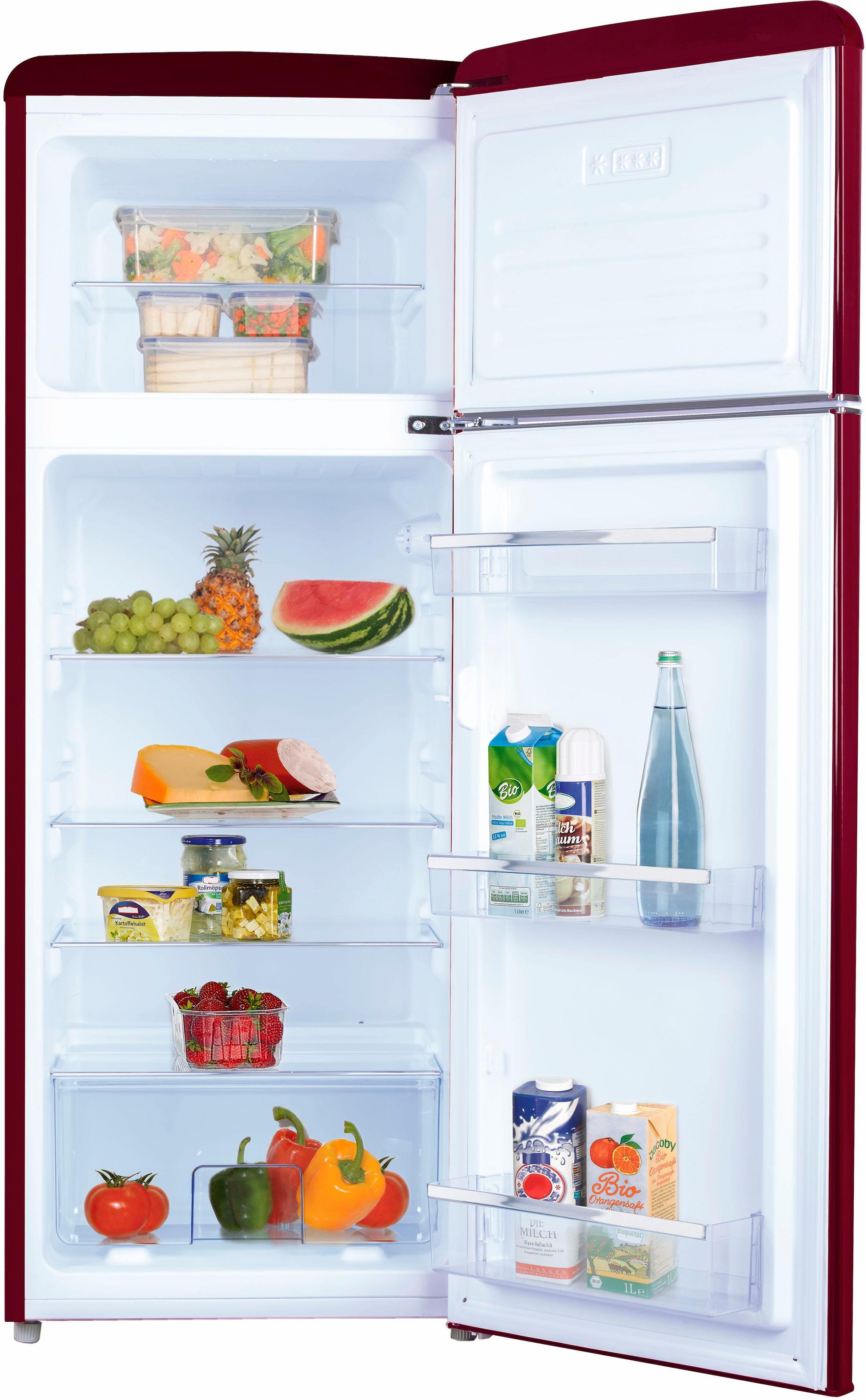 Amica Kühl-/Gefrierkombination »KGC1563 R« 144 cm hoch 55 cm breit