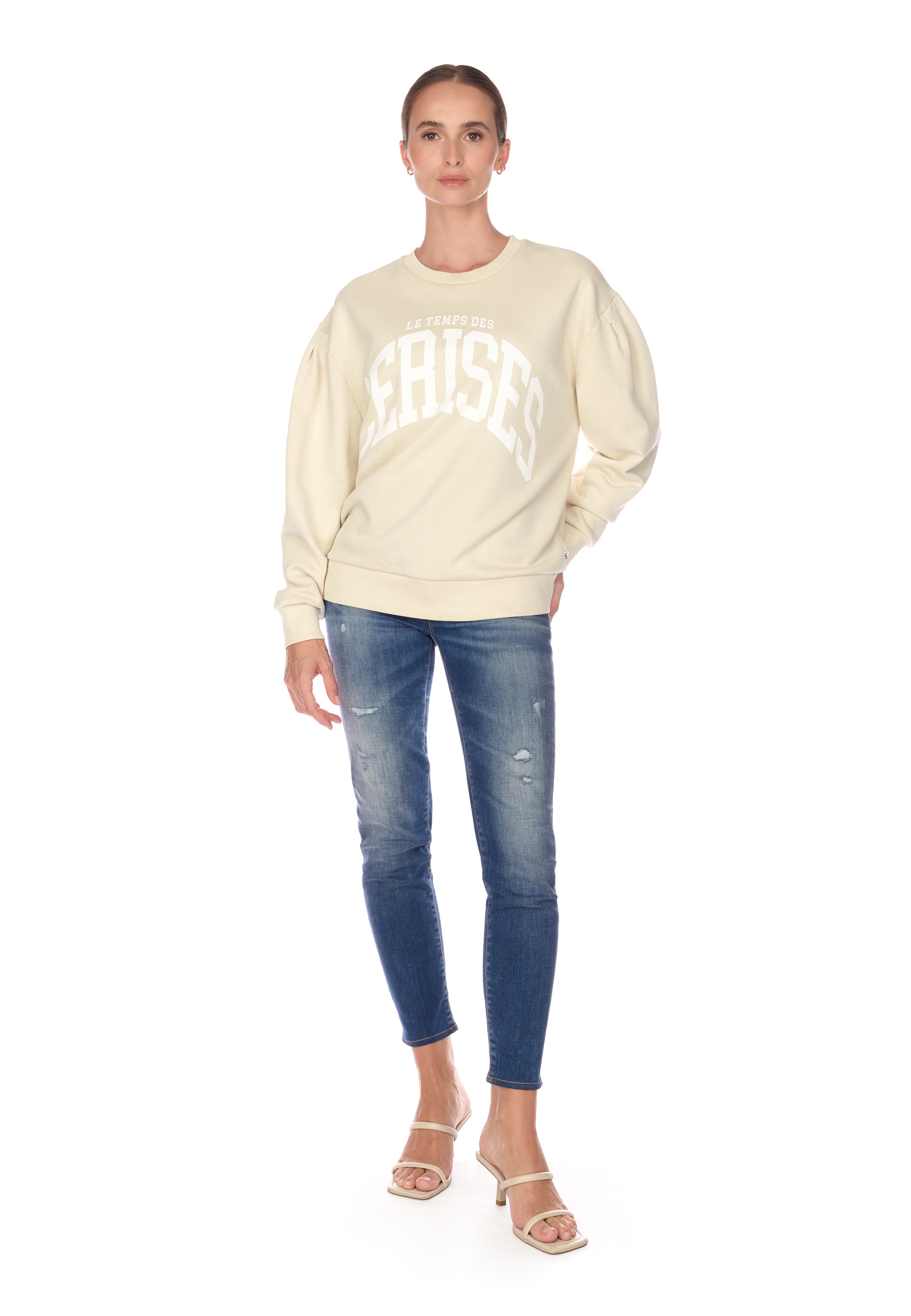Le Temps Des Cerises Strickpullover »GYPSOPH«, mit stylischem Frontprint