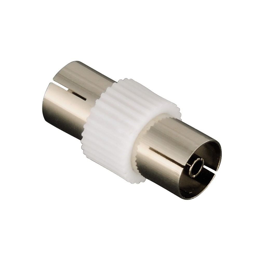 Thomson SAT-Kabel »Antennen-Kabel, Koax-Stecker - Koax-Kupplung inkl. Adapter, 10m, 80dB«, 1000 cm