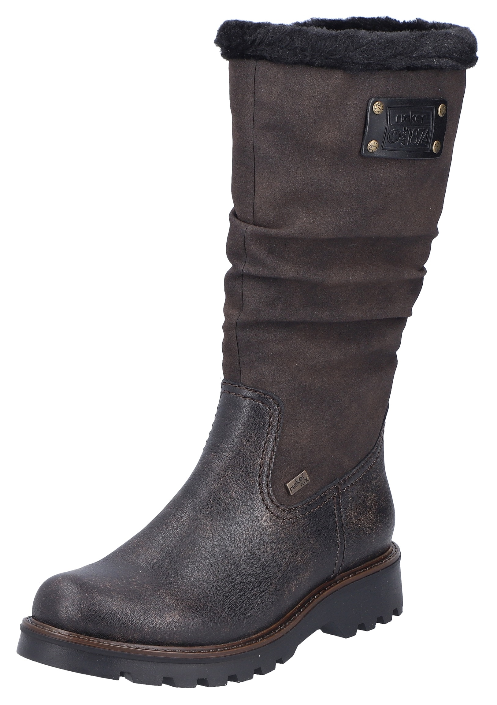 Winterstiefel, Boots, Rieker-TEX, mit einer Schafthöhe von ca. 28 cm