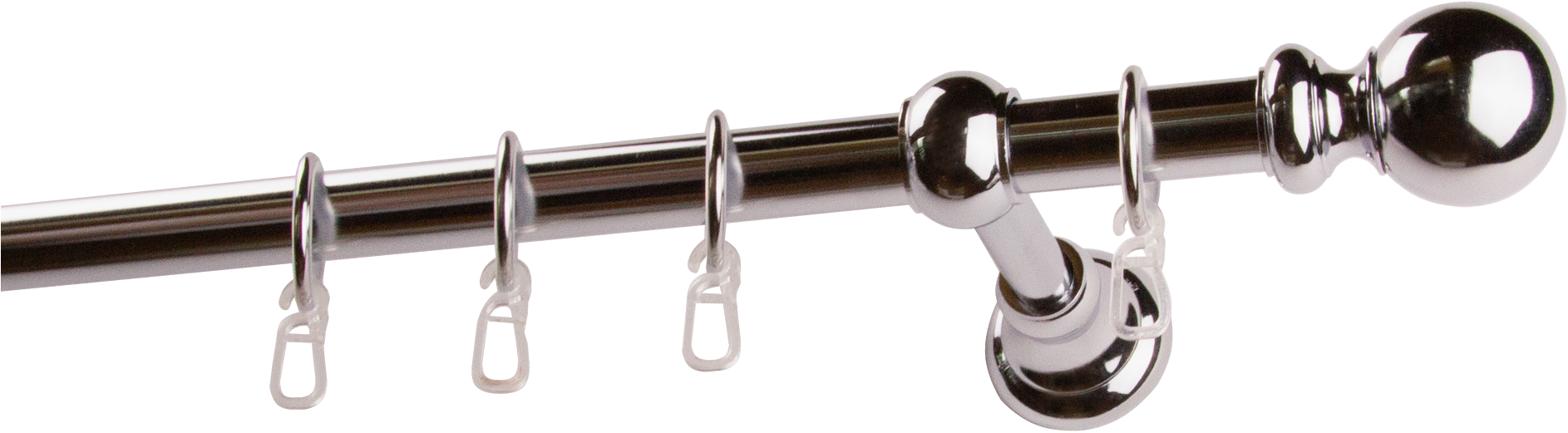 GARESA Gardinenstange "ANDREA" Ø 20 mm 1 läufig-läufig Wunschmaßlänge Vorha günstig online kaufen