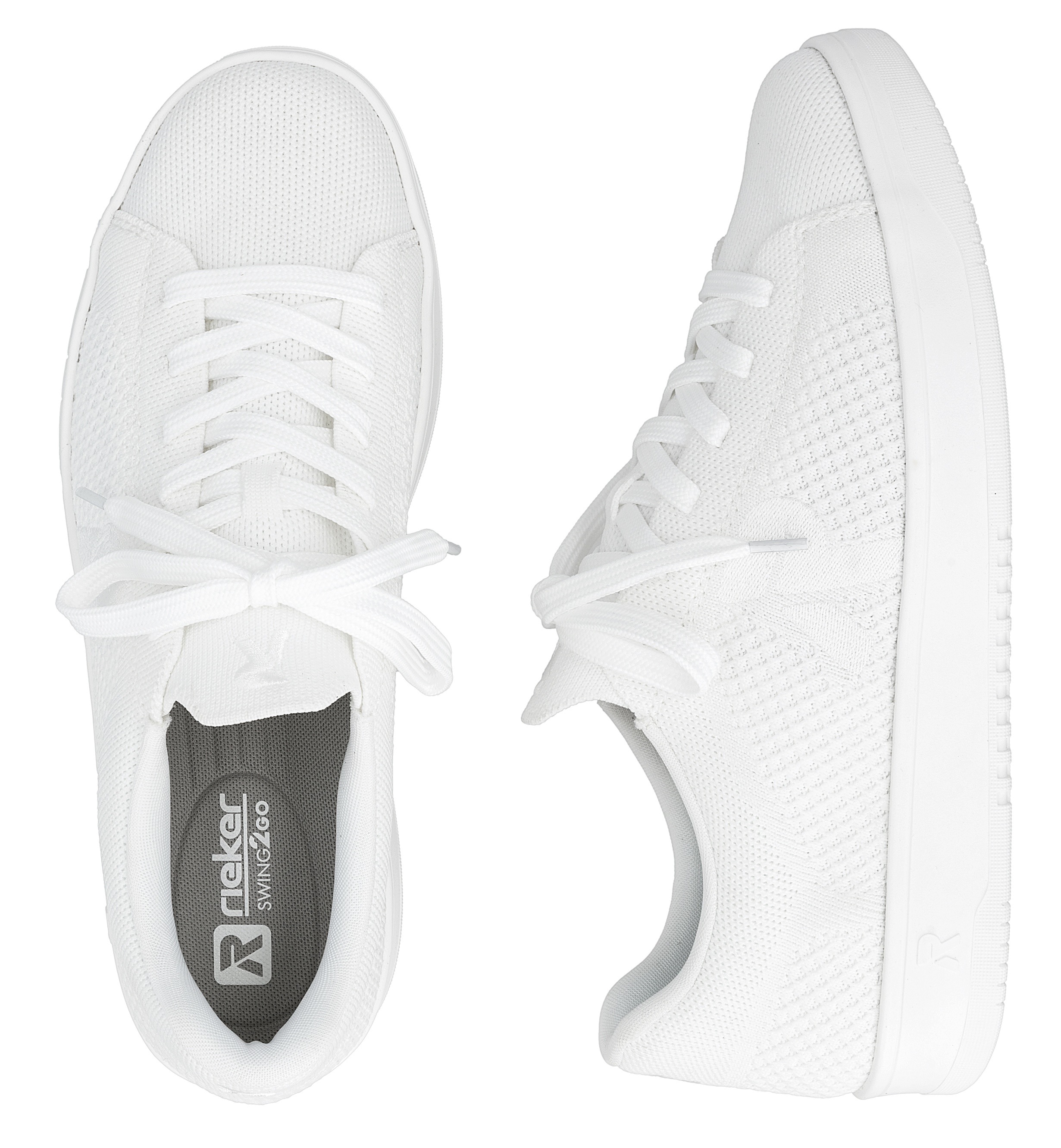 Thumbnail - RIEKER Sport Slip-On Sneaker "Swing2GO" Schlupfschuh, Freizeitsneaker mit aufgesetzter Schnürung