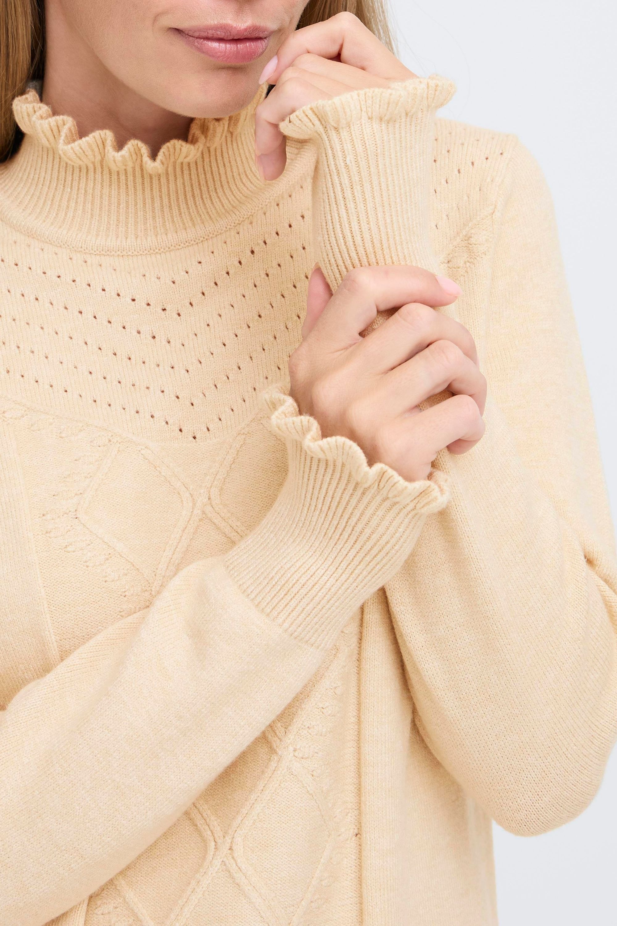 OXMO Strickfleece-Pullover »Strickpullover OXBMMNERA ONECK JUMPER«
