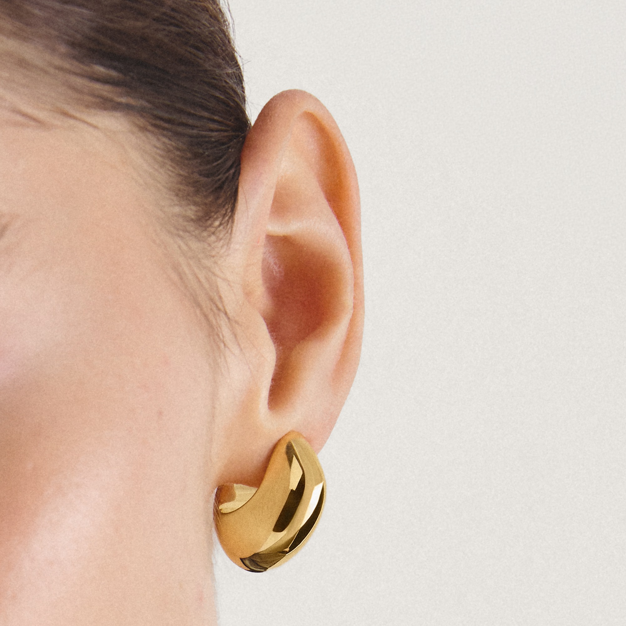 THOMAS SABO Paar Creolen »Chunky Creolen gelbgoldfarben«