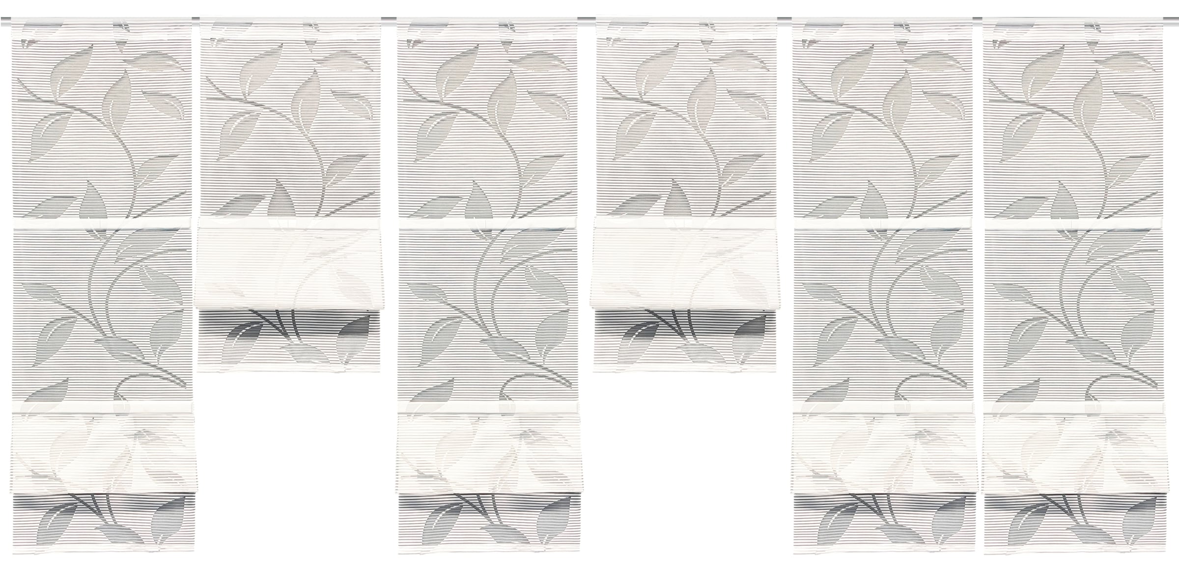 HOME WOHNIDEEN Magnetrollo »RANA« mit Stangendurchzug MAGNETROLLO SET,BAMBUSOPTIK,AUSBRENNER