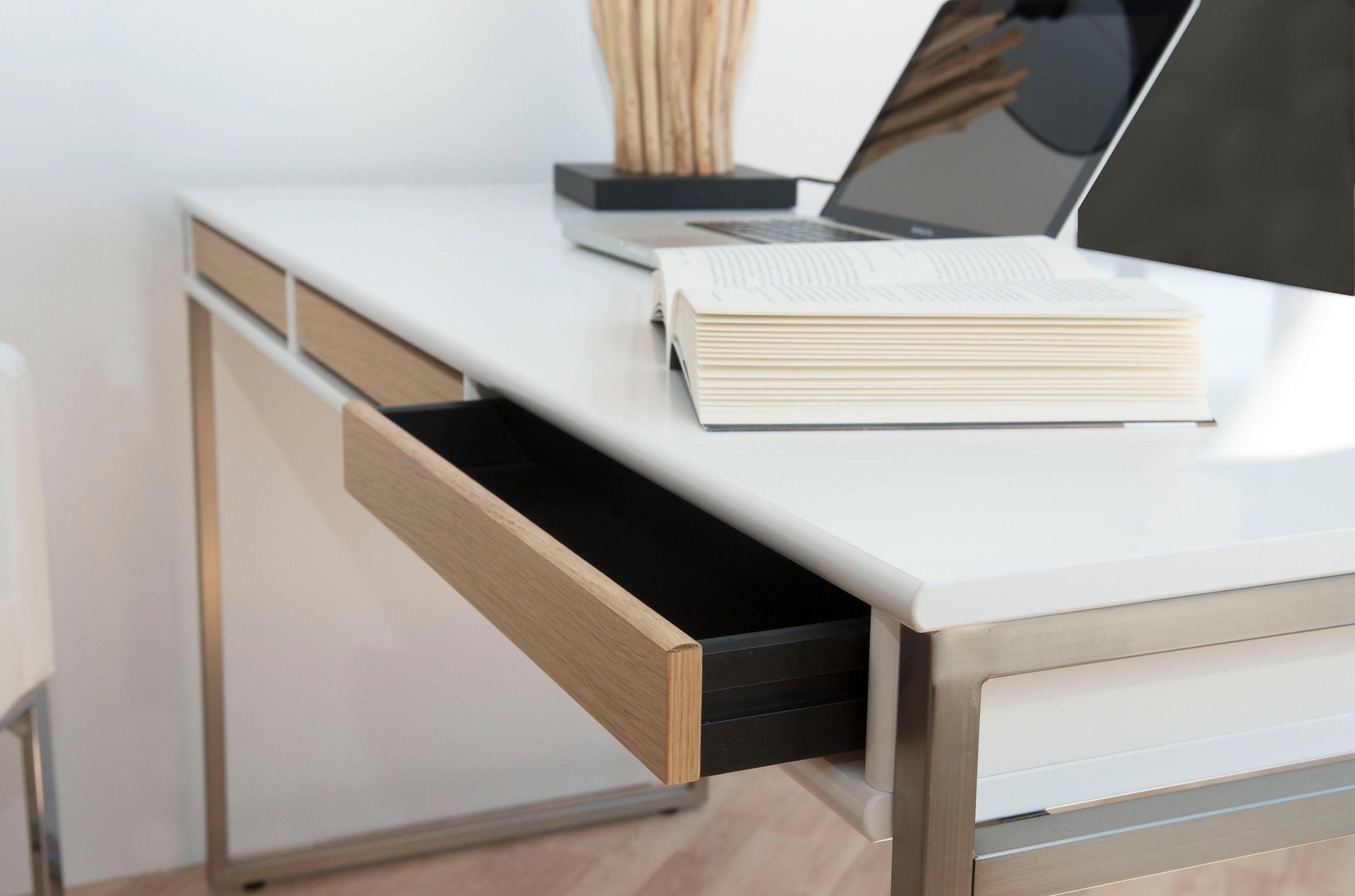 Hammel Furniture Schreibtisch »Mistral Bürotisch, Arbeitstisch, Tisch, Computertisch«, mit Gestell, B: 137,4 cm, Designmöbel
