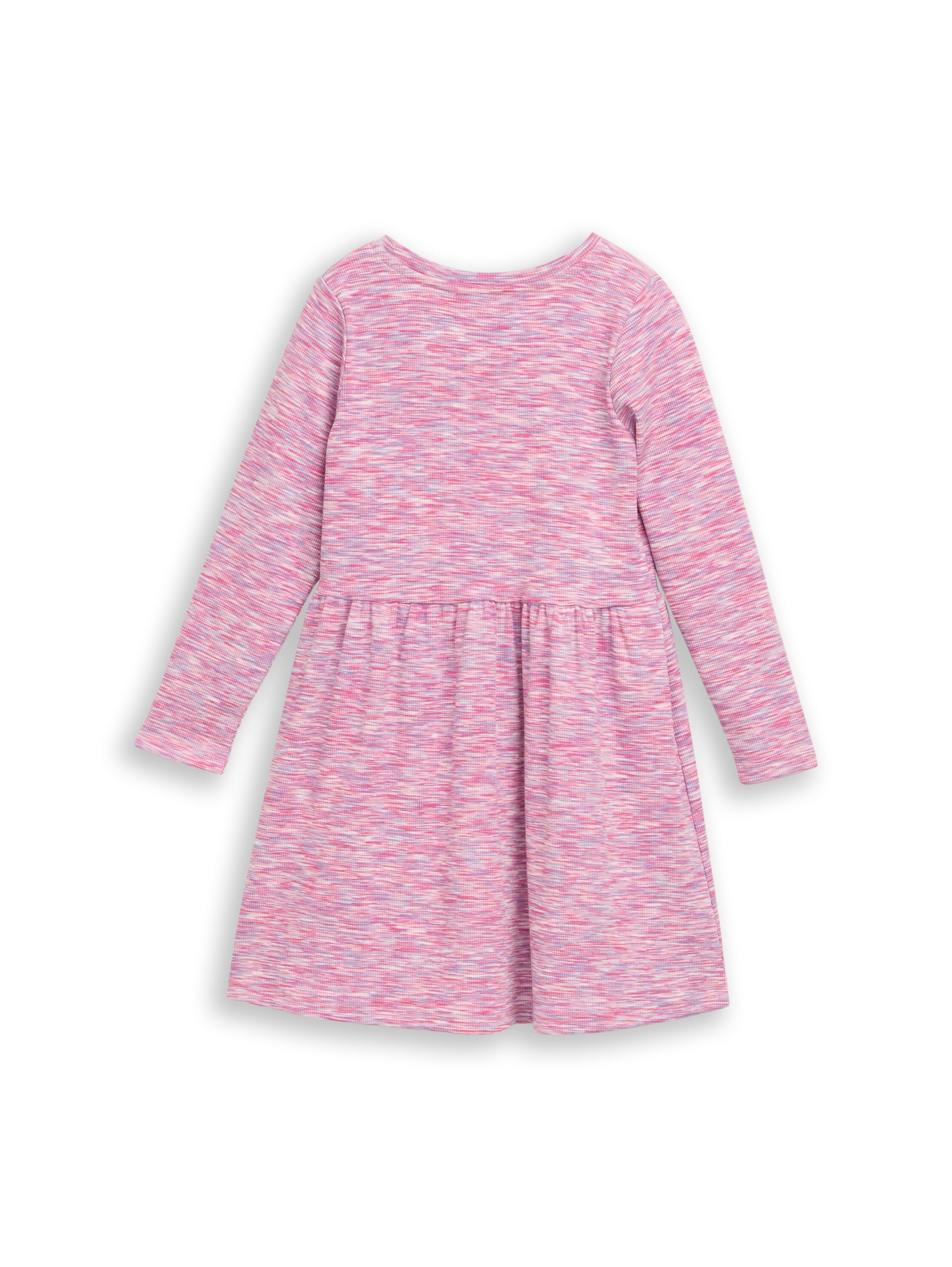 TOM TAILOR Jerseykleid Ohne Taschen Langarm / mit Volant / Rundhals / für Girls