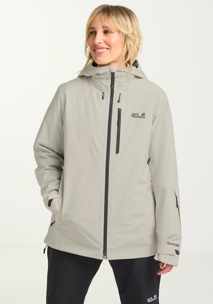 Jack Wolfskin Skijacke »FLOWLINE 3IN1 JKT W«, mit Kapuze