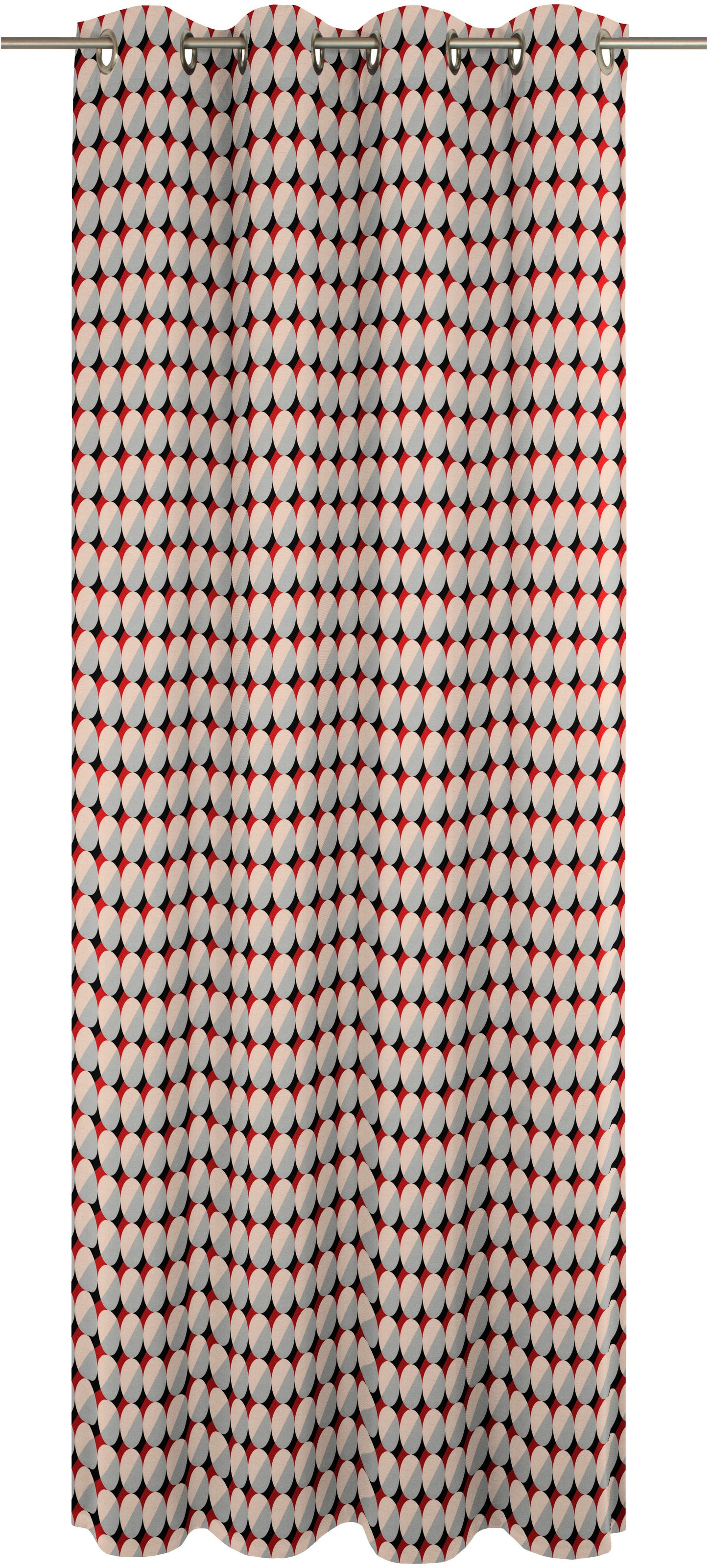 Adam Vorhang "Vorhang Circles aus 100 % Bio-Baumwolle, Ösen (1 St)" Ösen 1 günstig online kaufen