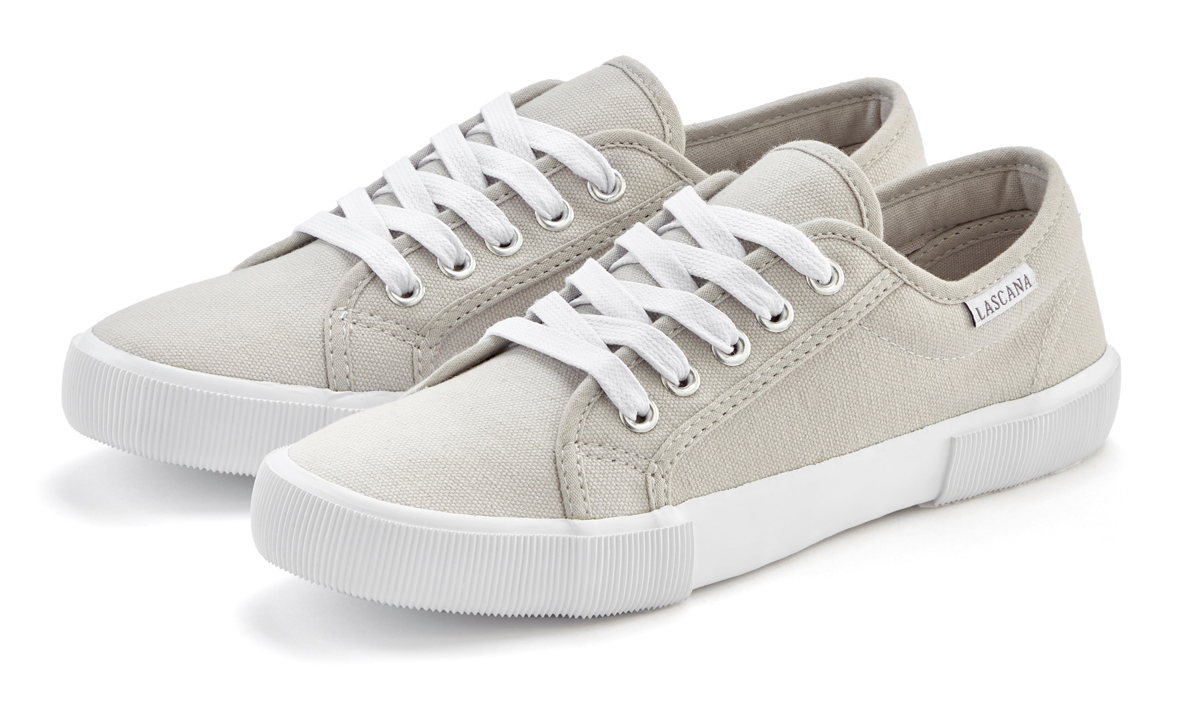 LASCANA Sneaker, aus Textil, Schnürhalbschuh, Freizeitschuh günstig online kaufen