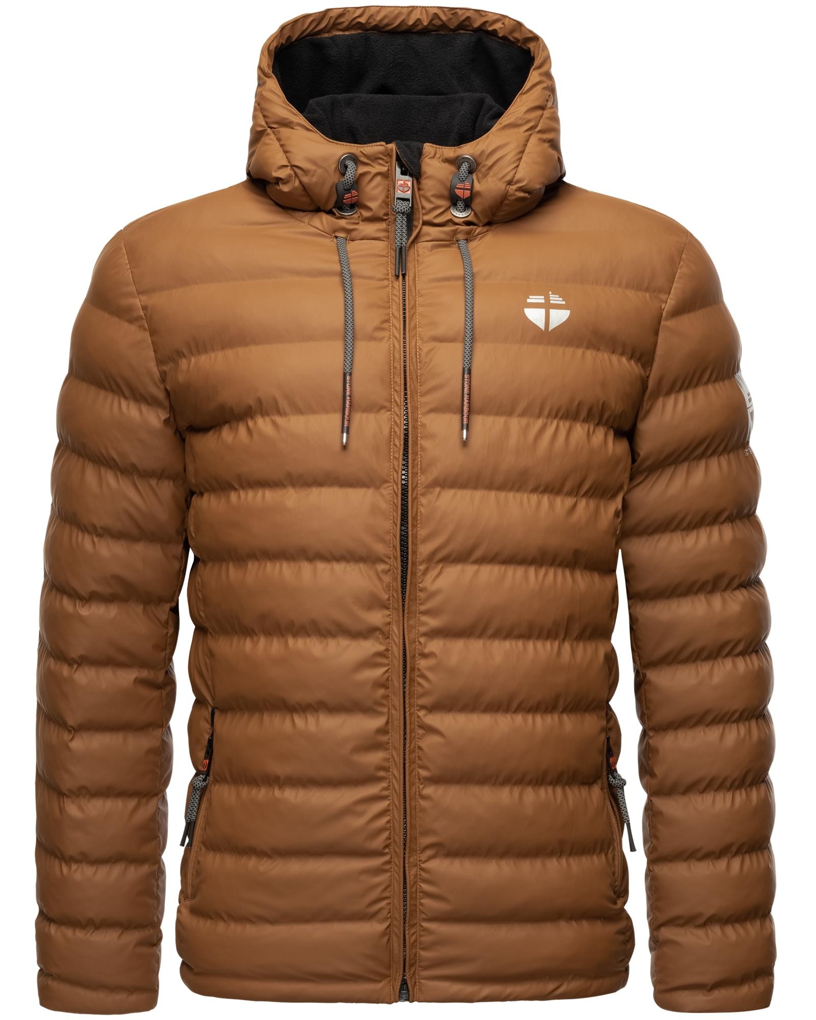 Stone Harbour Winterjacke »Zaharoo«, mit Kapuze, Wasserdichte, gesteppte Regenjacke für den Winter