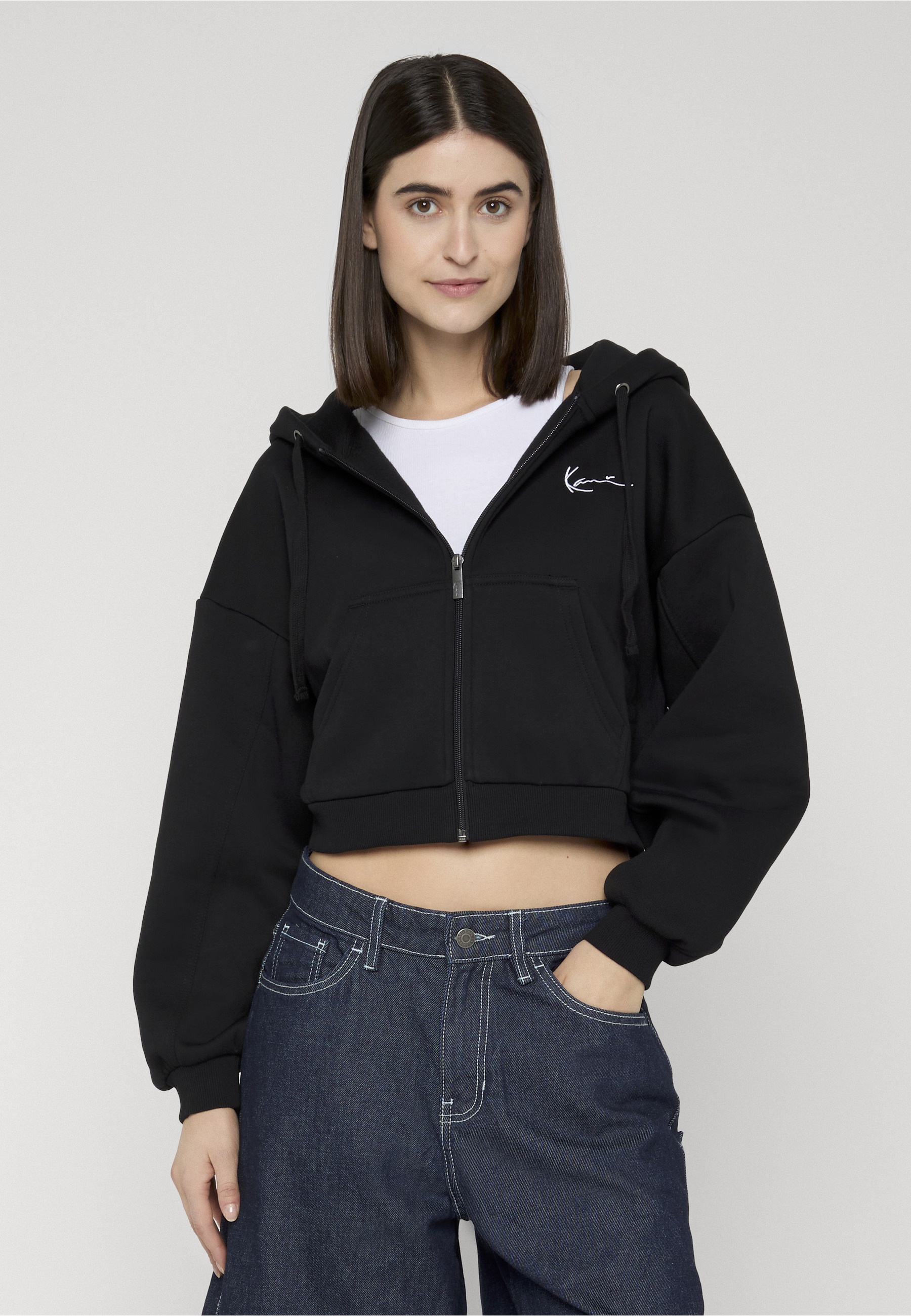 Karl Kani Funktions-Kapuzensweatjacke »Karl Kani Chest Signature Essential Zip Hoodie«