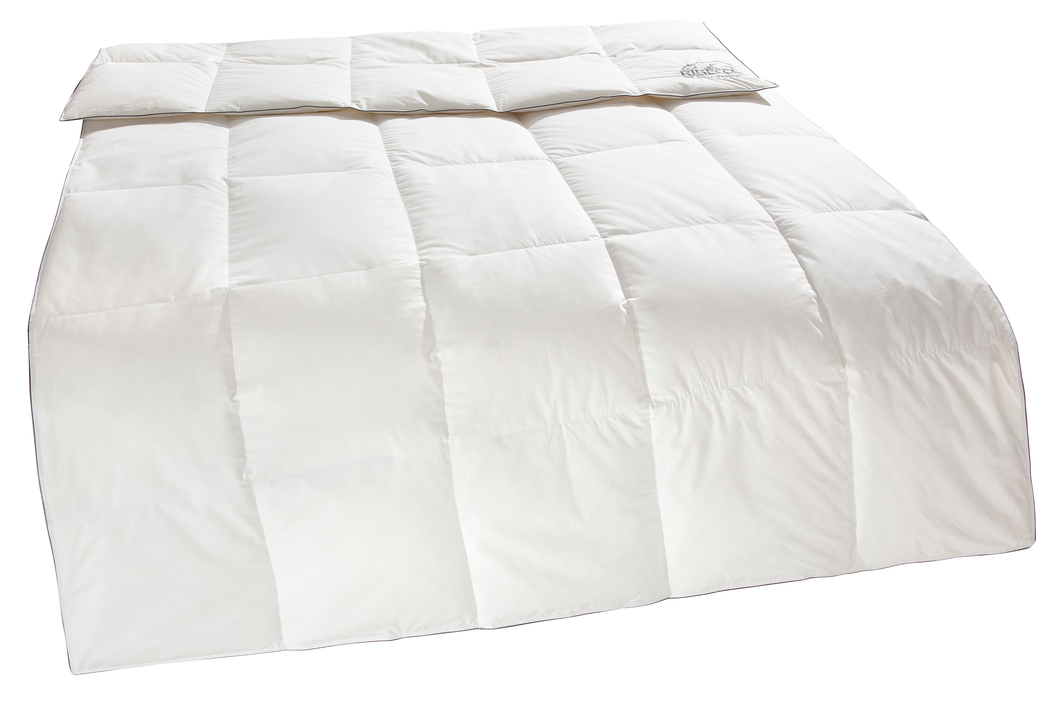 RIBECO Daunenbettdecke "Eve Bettdecke in 135x200 und 155x220cm und weiteren Größen" leicht Füllung 90Daunen10Federn 1 Stk. tlg. Topseller, Daunen und Federn, Daunendecke, Federdecke, Made in Germany