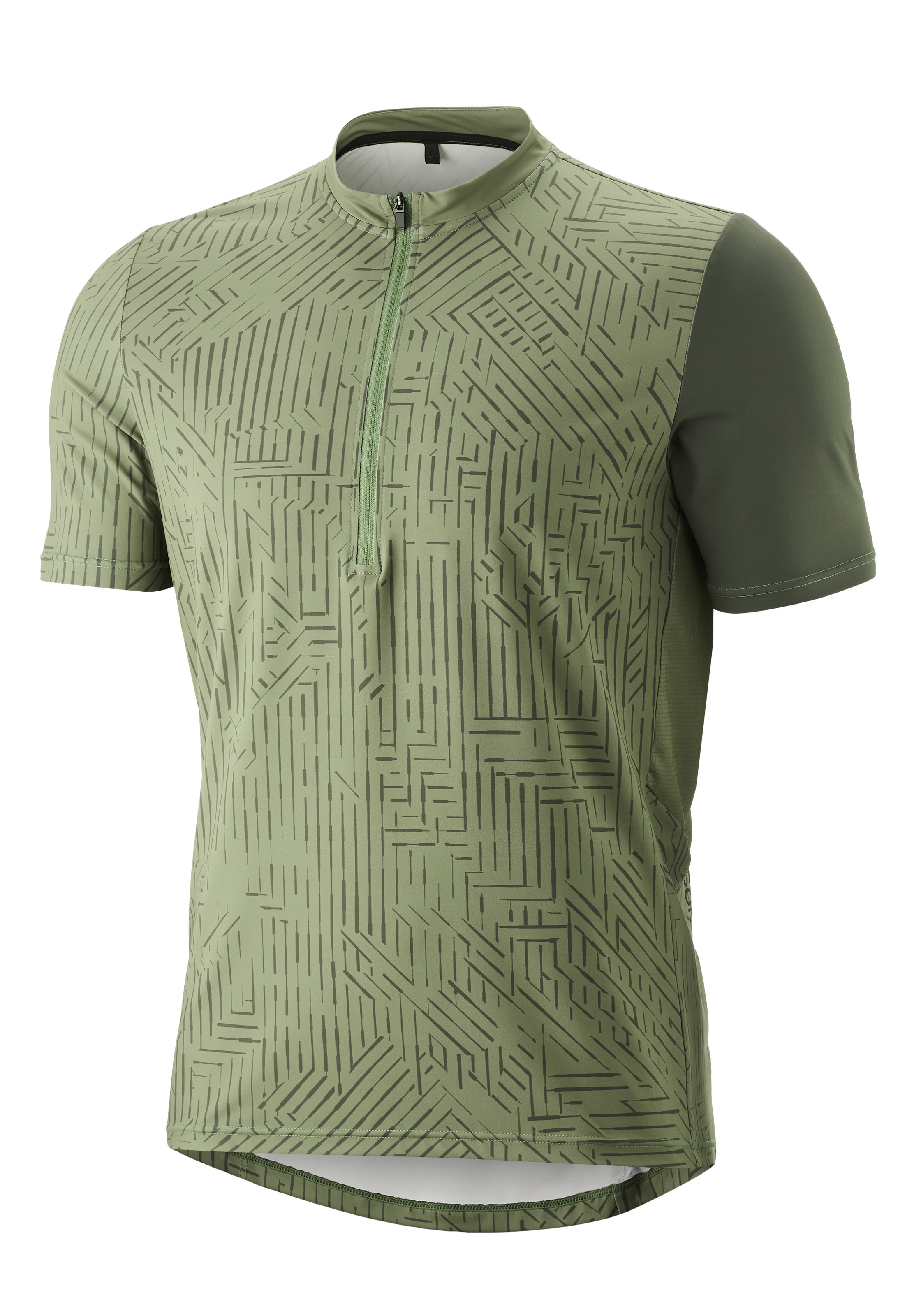 Thumbnail - Gonso Radtrikot "Adventure Jersey Halfzip M", Herren Fahrradtrikot kurzarm, Rückentasche mit RV, Quick-Dry, Slim Fit