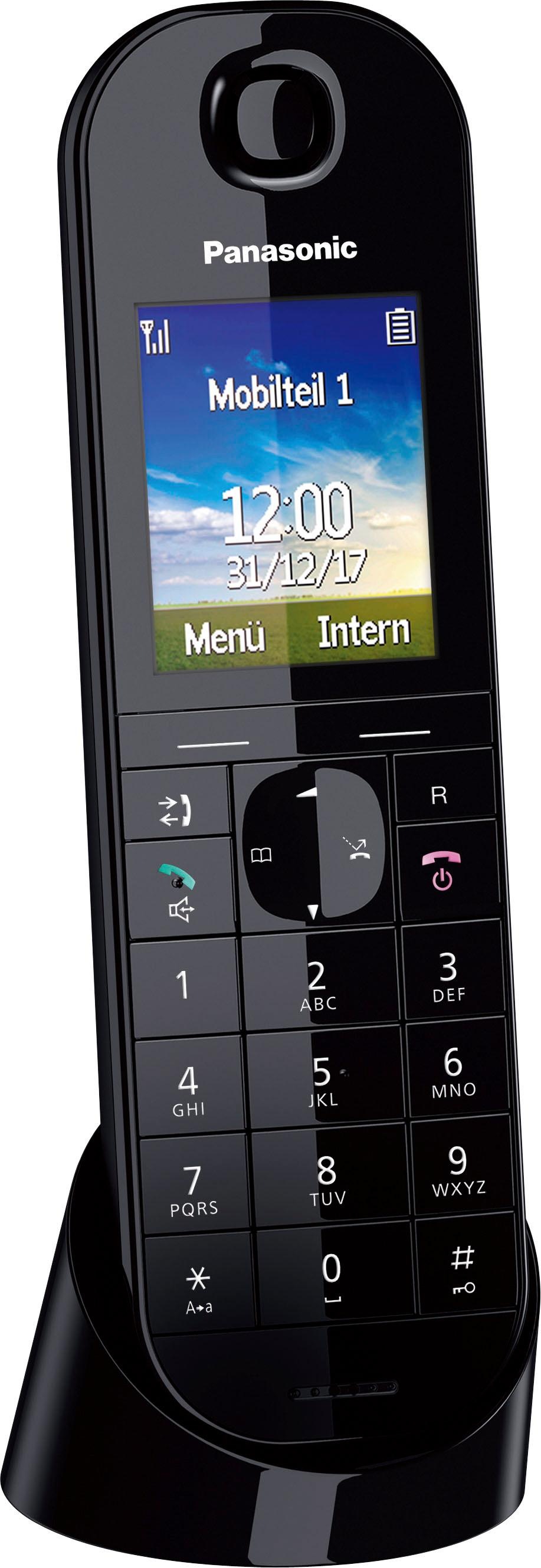 Black Friday Panasonic Schnurloses Weckfunktion, | BAUR DECT-Telefon »KX-TGQ400«, Freisprechen