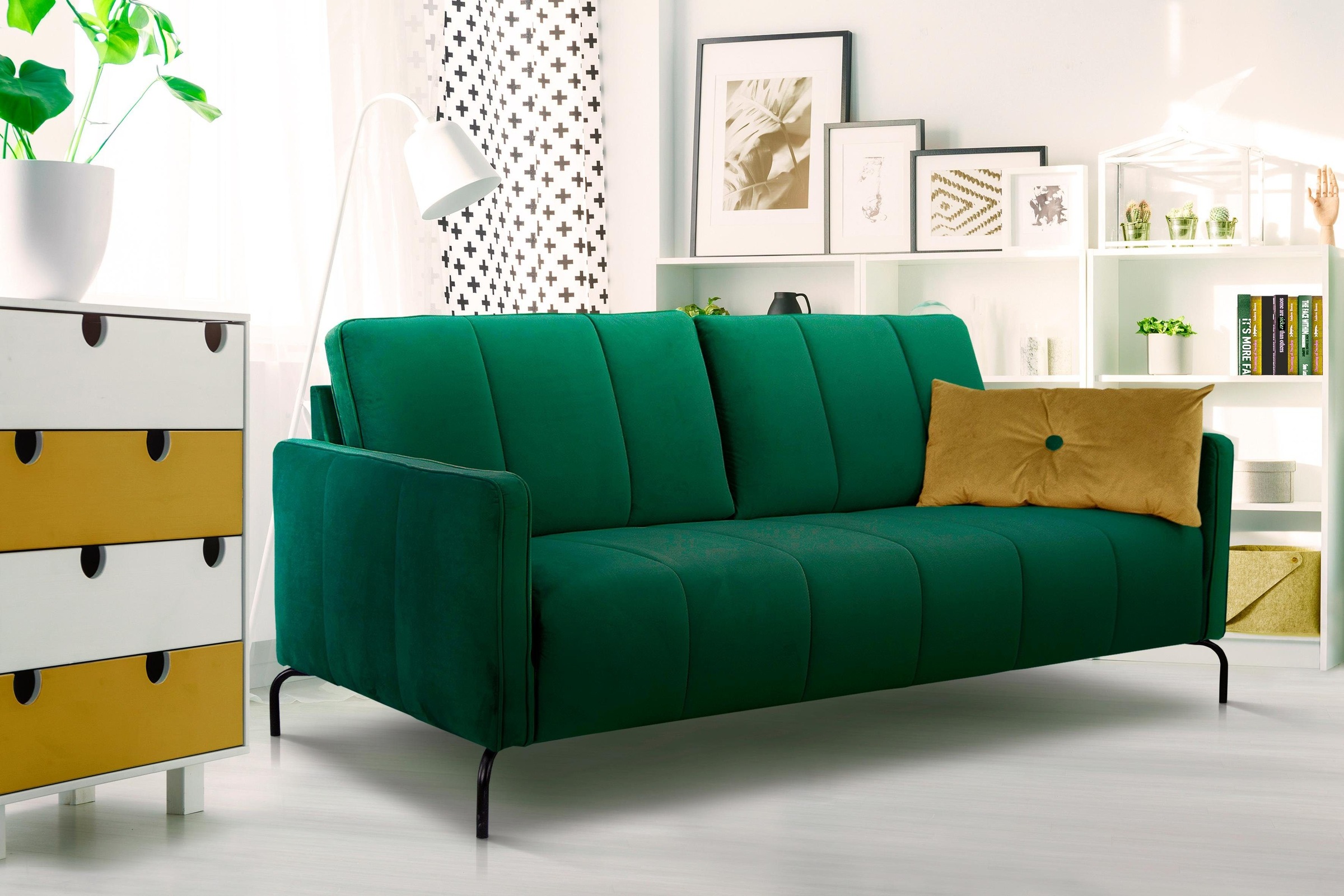 Home affaire 3-Sitzer "Xeen" mit feiner Steppung und Keder günstig online kaufen