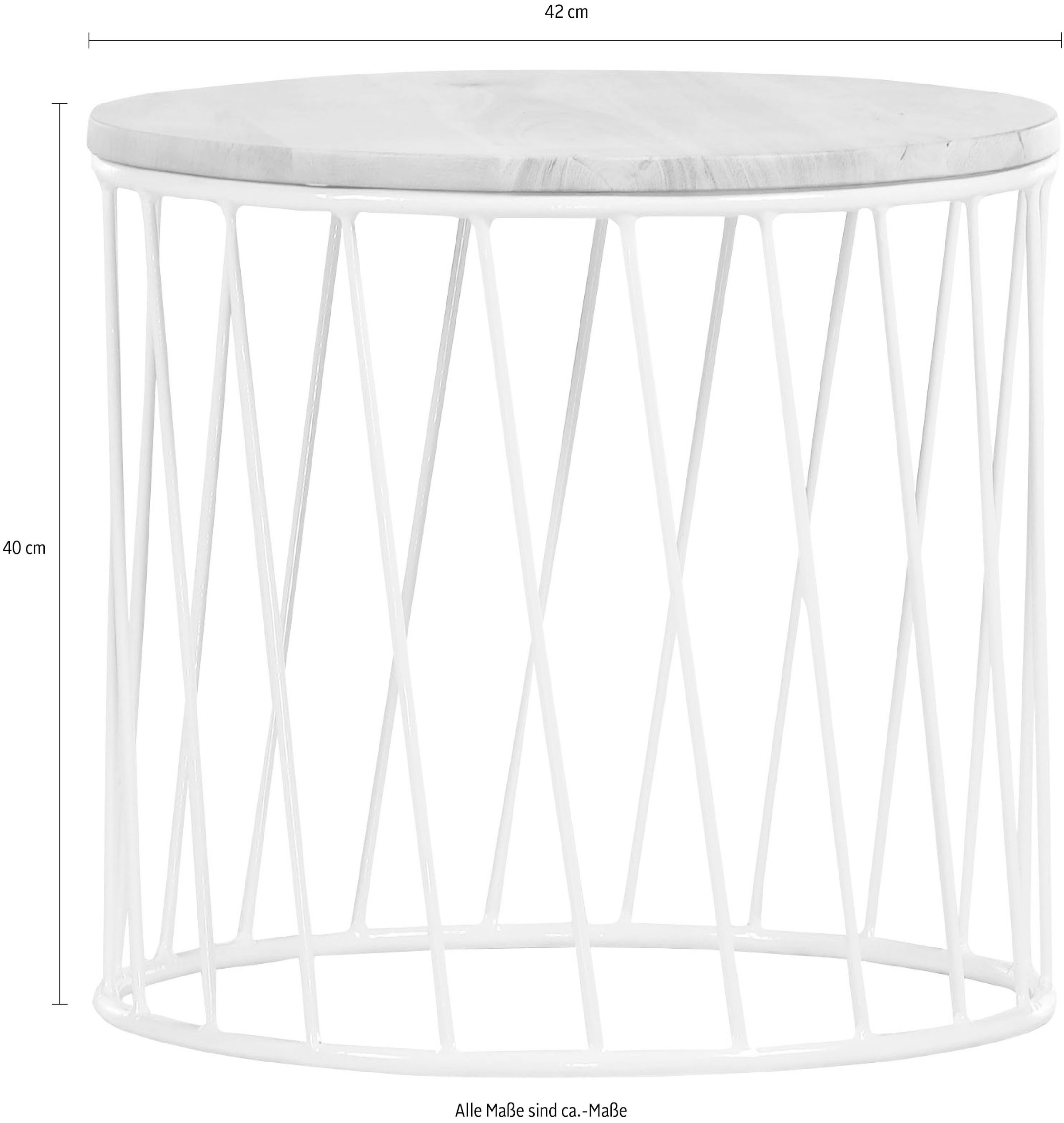 Gutmann Factory Beistelltisch »Ivory«