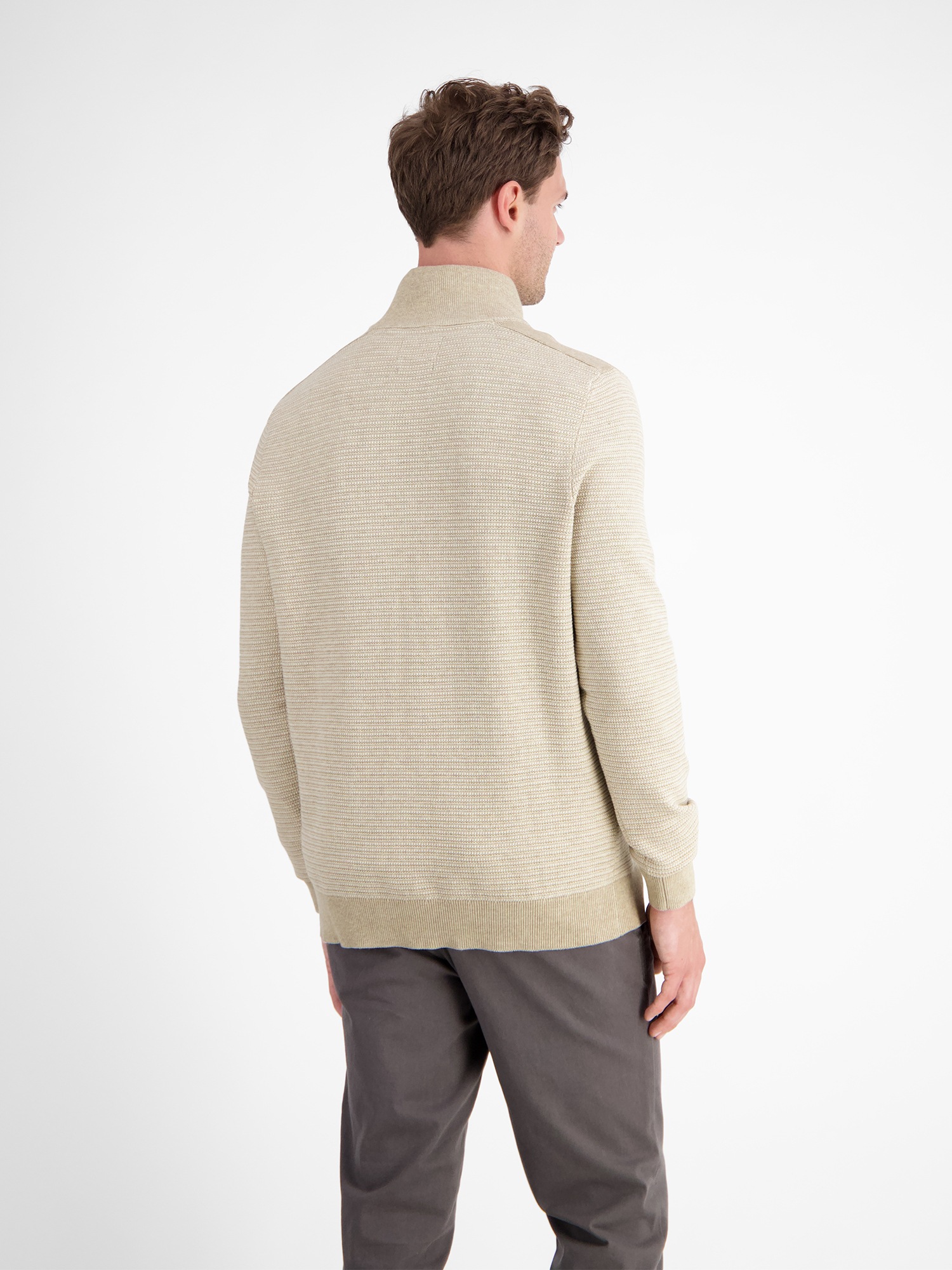 LERROS Strickpullover "LERROS Stricktroyer in Strukturstrick" günstig online kaufen