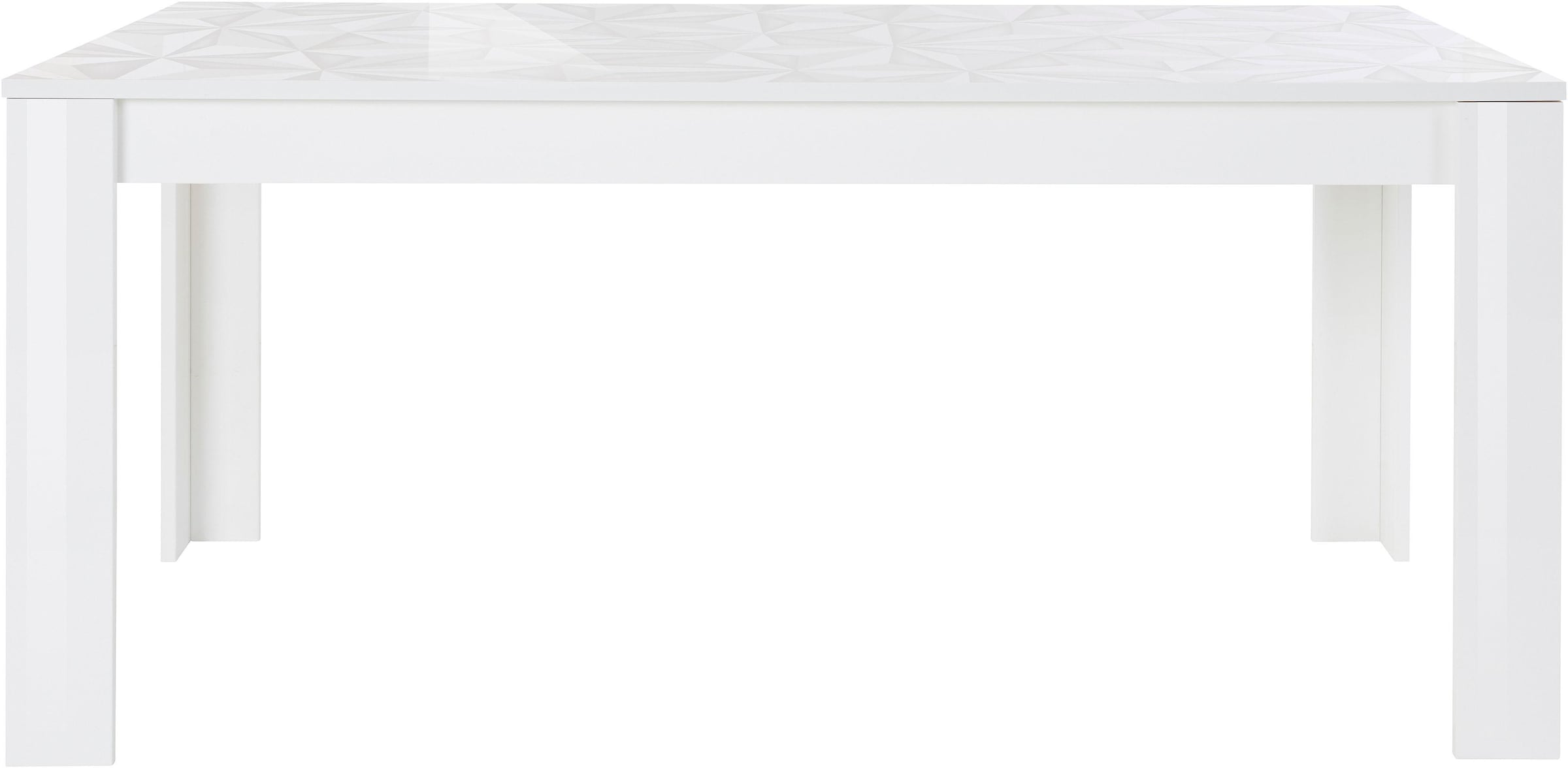 INOSIGN Esstisch »Prisma 180x90 cm, Küchentisch, Esszimmertisch, rechteckig«, Tischplatte Stärke 22 mm u. mit elegantem Siebdruck, Farbauswahl