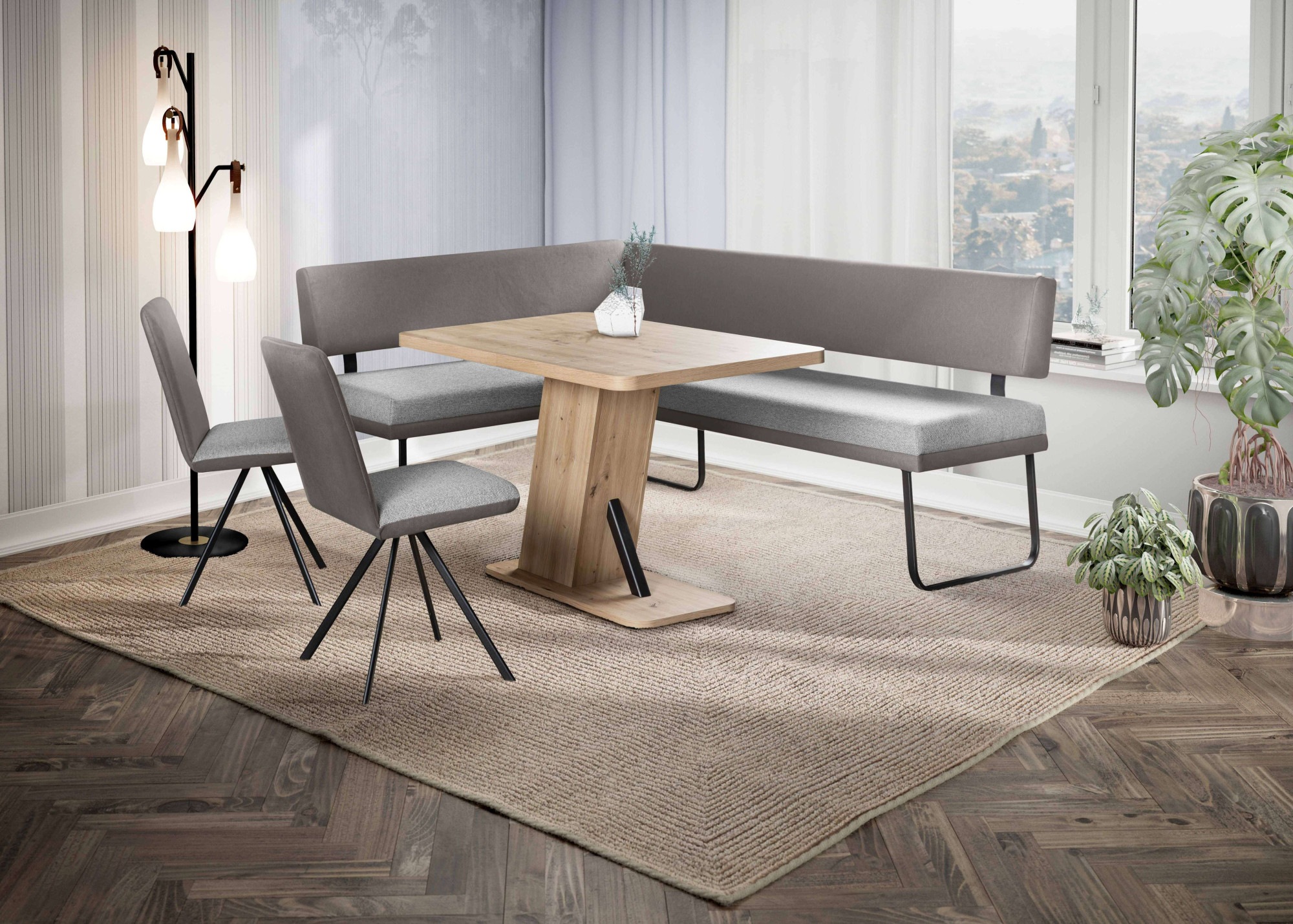 Home affaire Eckbank »Gabi Esszimmerbank, Bank, Küchenbank, Polsterbank«