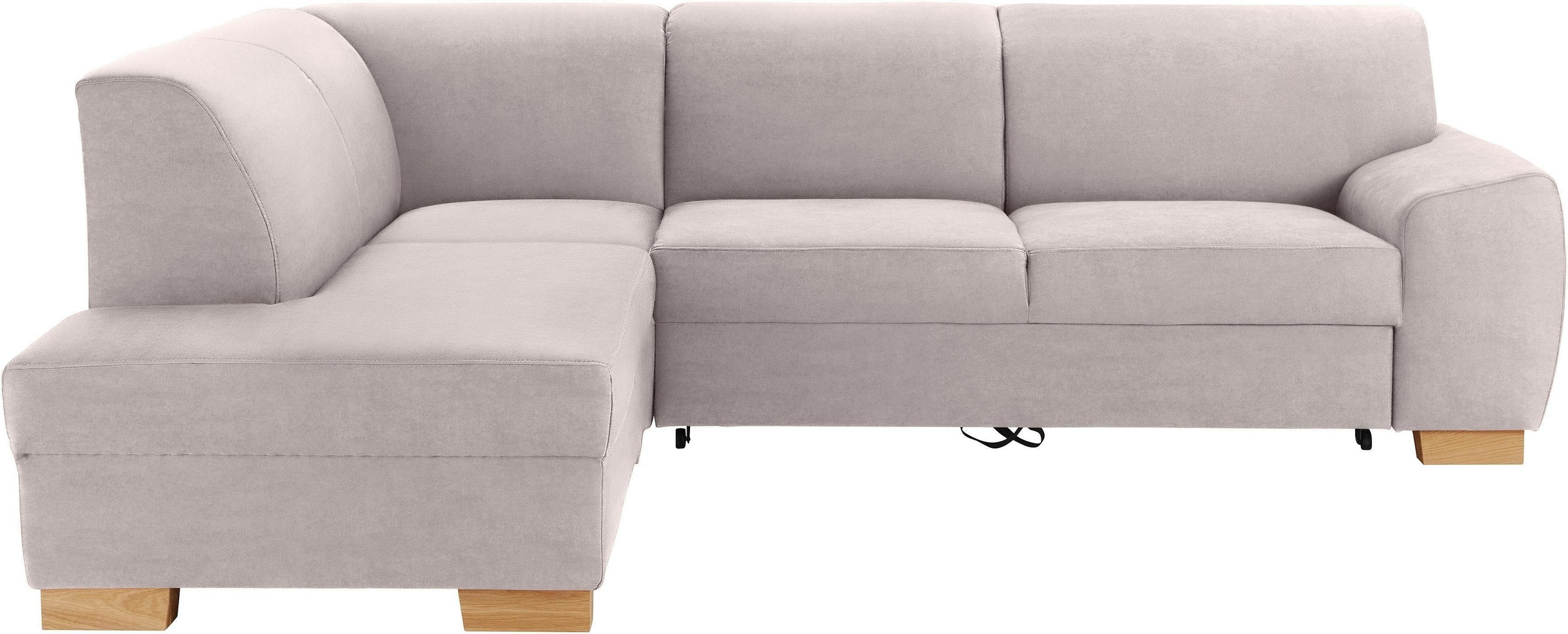 DOMO collection Ecksofa »Incanto kubische Formensprache, komfortabel, L-Form«, wahlweise mit Bettfunktion