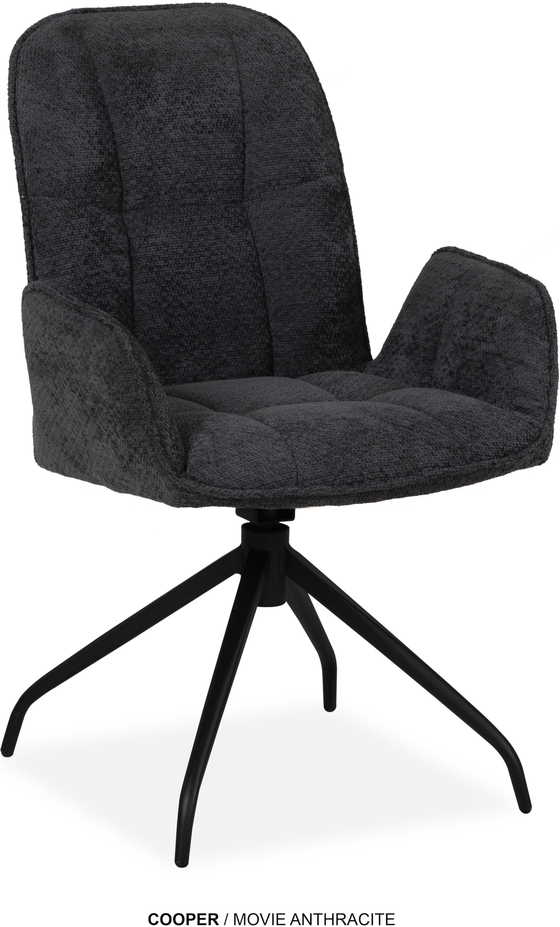 OMG Design Esszimmerstuhl "Cooper" (Set) 2 Stk. Stoff Drehstuhl mit auto-re günstig online kaufen