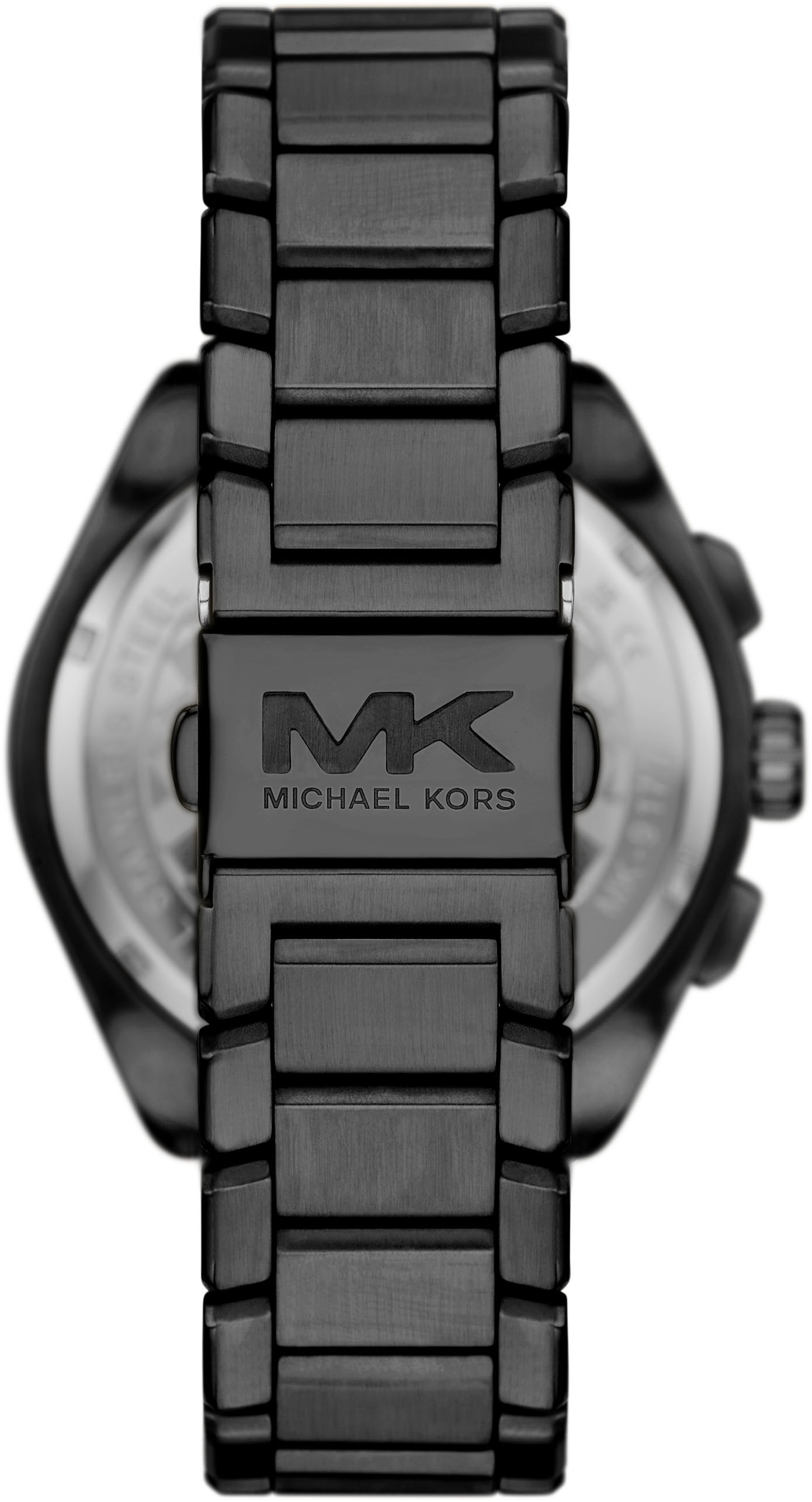 MICHAEL KORS Chronograph »ACCELERATOR 2.0«, Armbanduhr, Herrenuhr, Edelstahlarmband, analog, Tag, Stoppfunktion