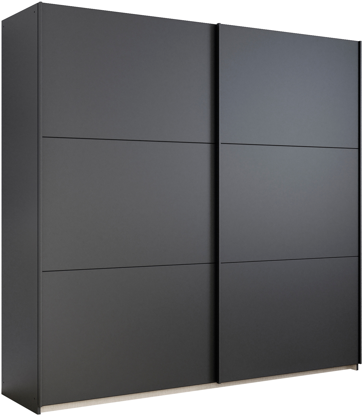 rauch Schwebetürenschrank "Kleiderschrank Drehtürenschrank Schrank Garderobe KRONACH" in 3 Ausstattungen BASIC/CLASSIC/PREMIUM, Breiten 131/175/218/261 cm, optional ohne, mit 1 oder 2 Spiegel, viel Stauraum MADE IN GERMANY