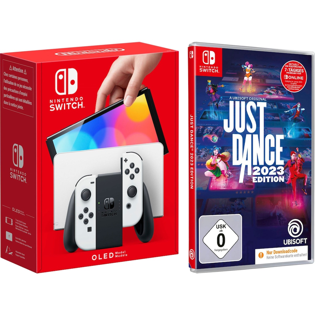Nintendo Switch Spielekonsole »Switch OLED«, inkl. Just Dance 2023 Edition (Code in a box)
