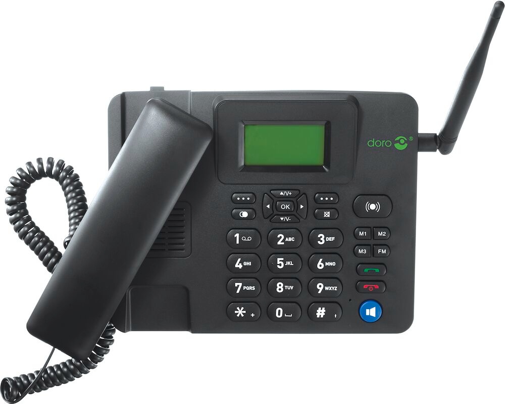 Doro Handy »4100H GSM Tisch Telefon«, Schwarz