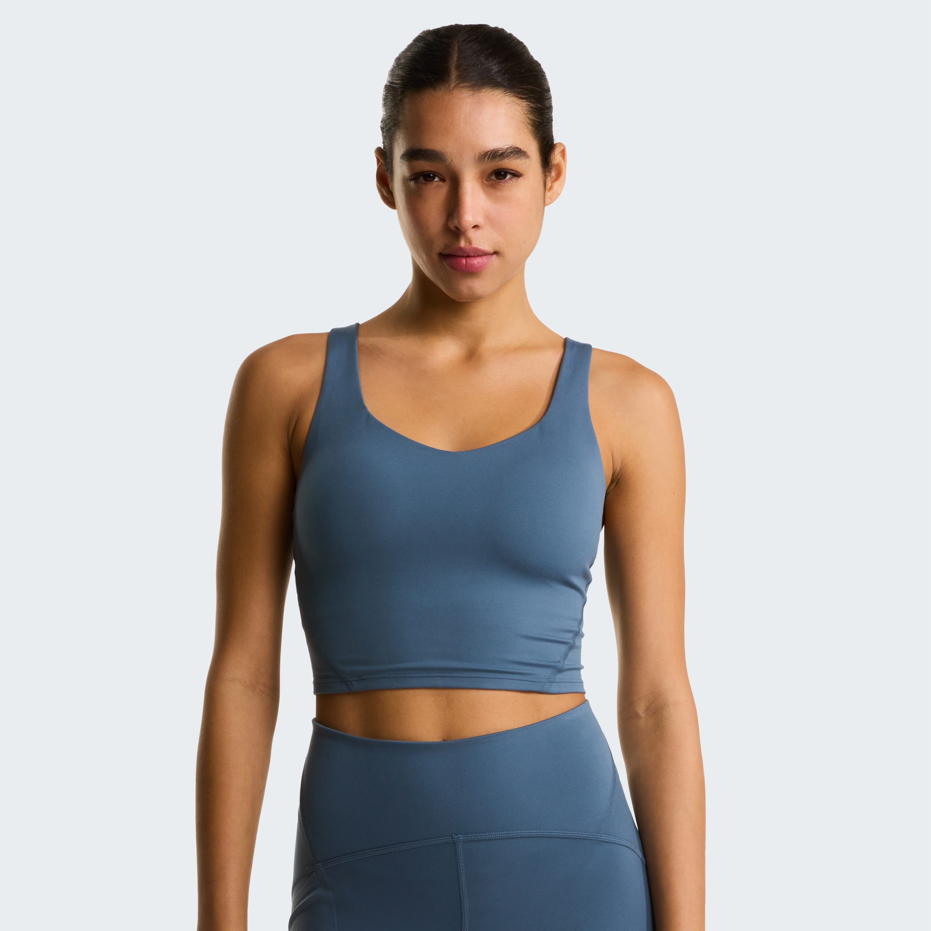 The North Face Sport-BH "W JAIDA LONG LINE BRA" für sportliche Aktivitäten, für Fitness, Klettern und Wandern